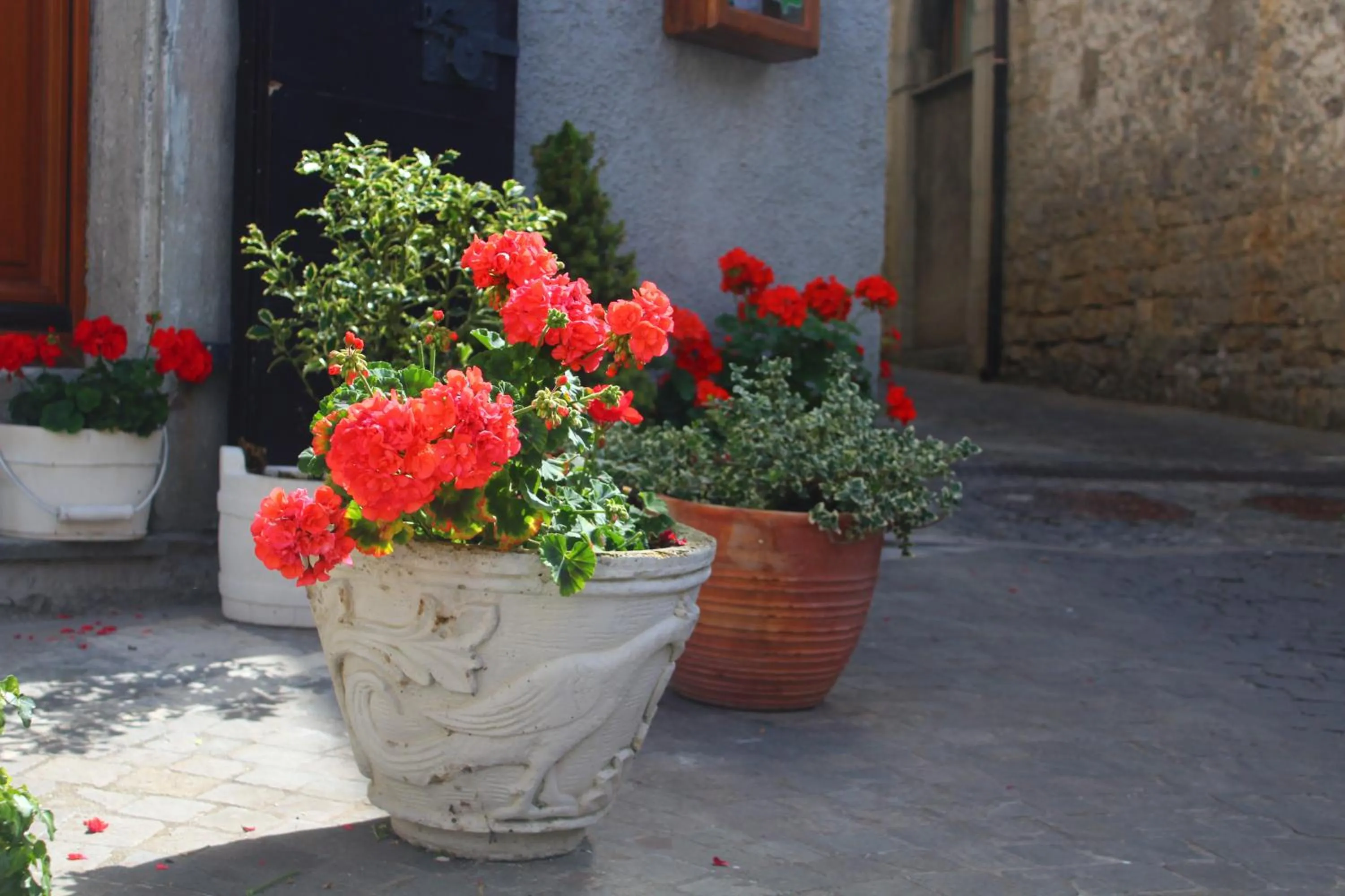 Decorative detail in Il Tomolo