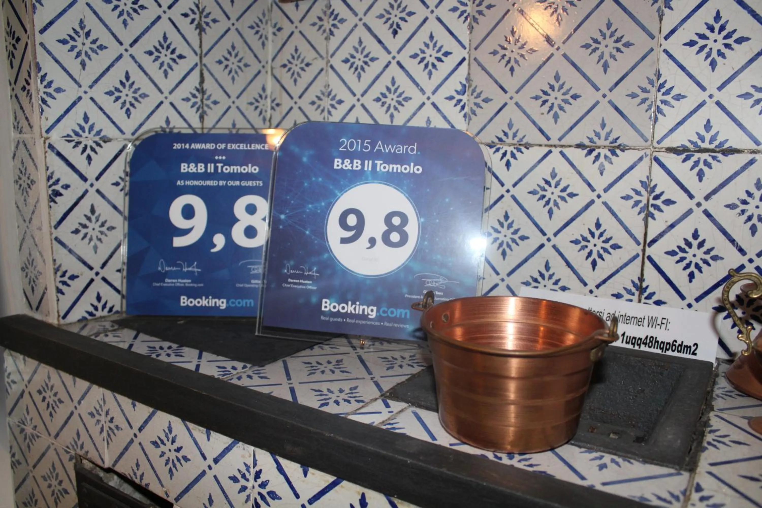 Certificate/Award in Il Tomolo