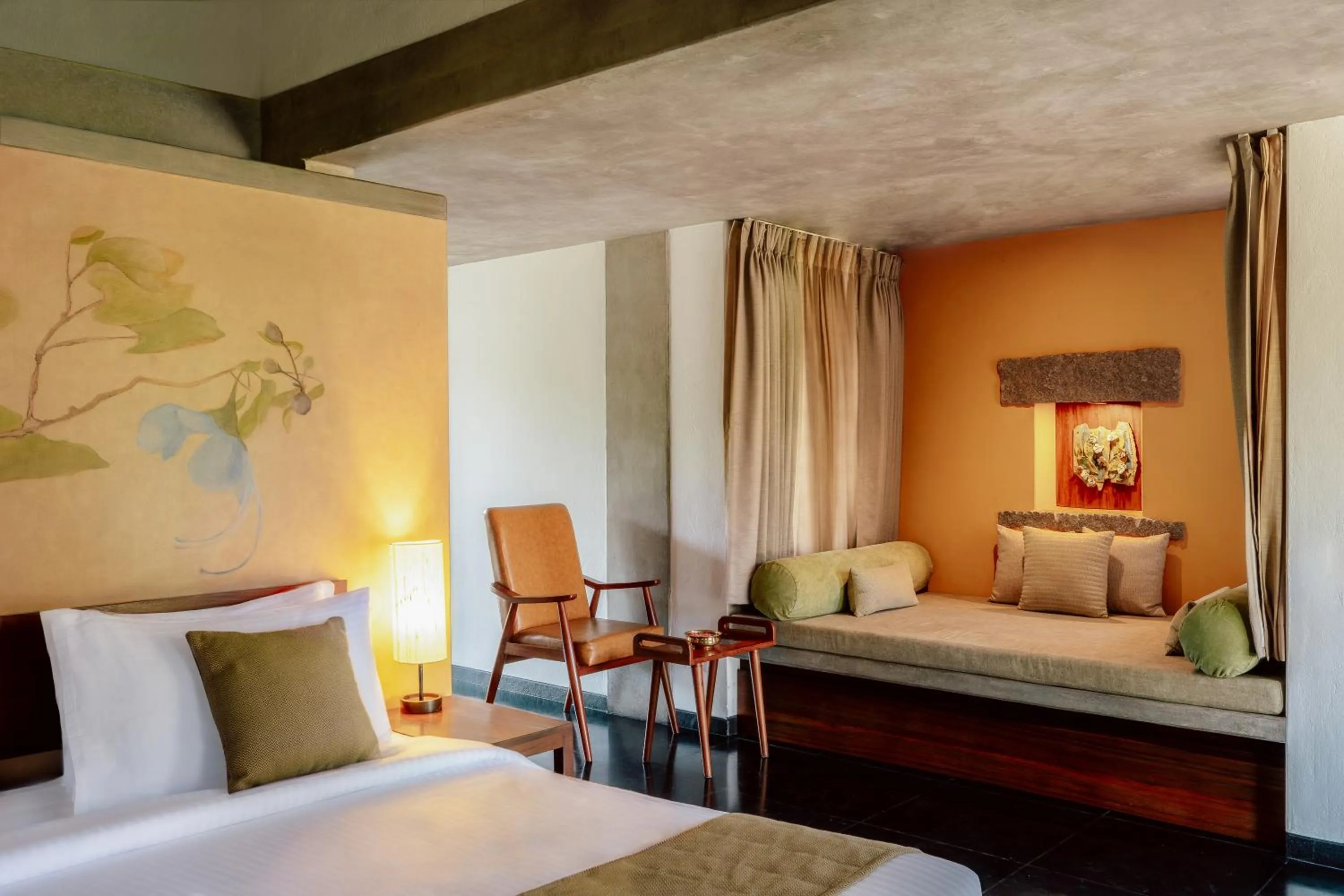 Bedroom, Bed in Sanctuary Amaidiyana - A CGH Earth Experience