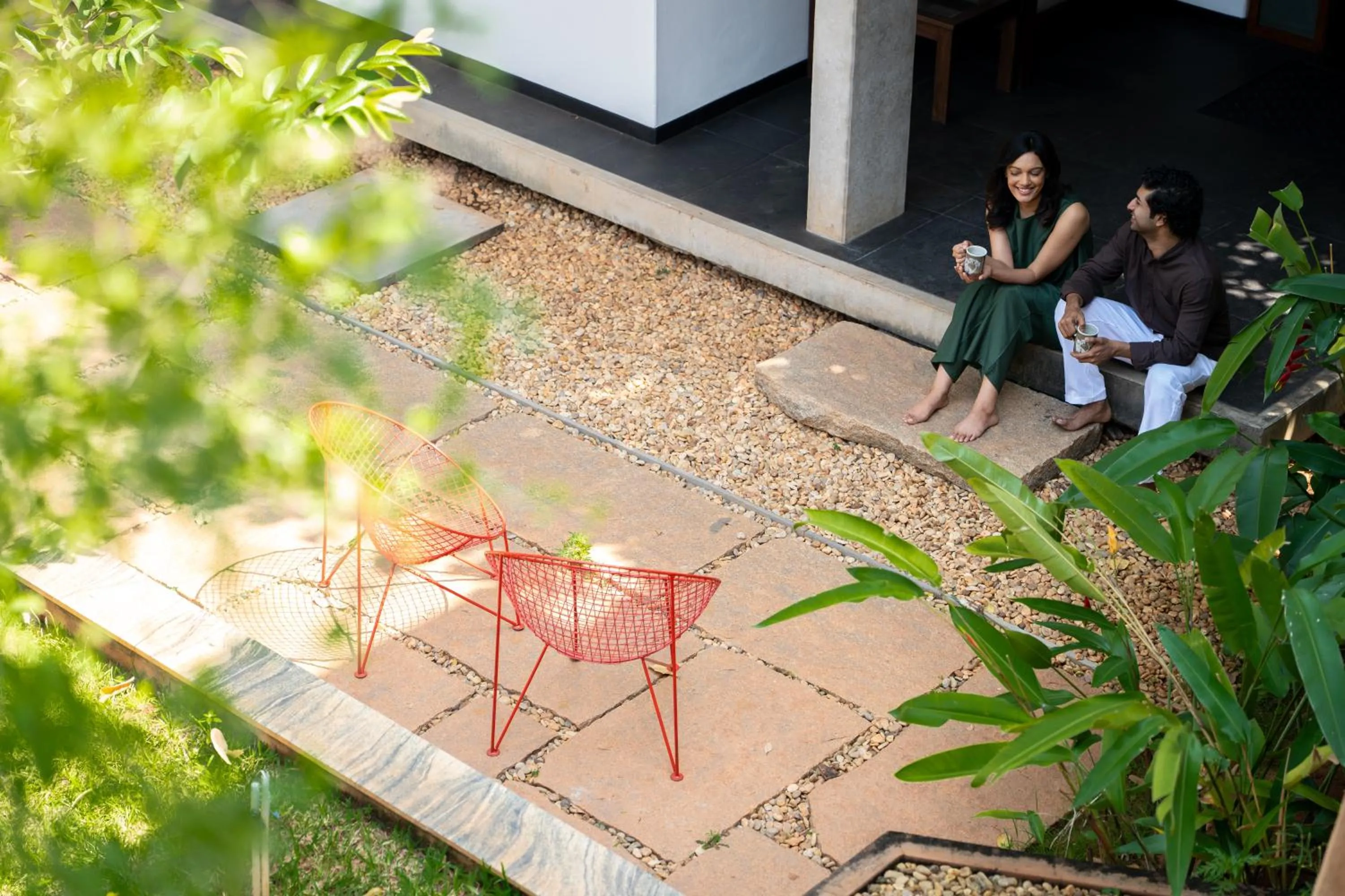 Patio in Sanctuary Amaidiyana - A CGH Earth Experience