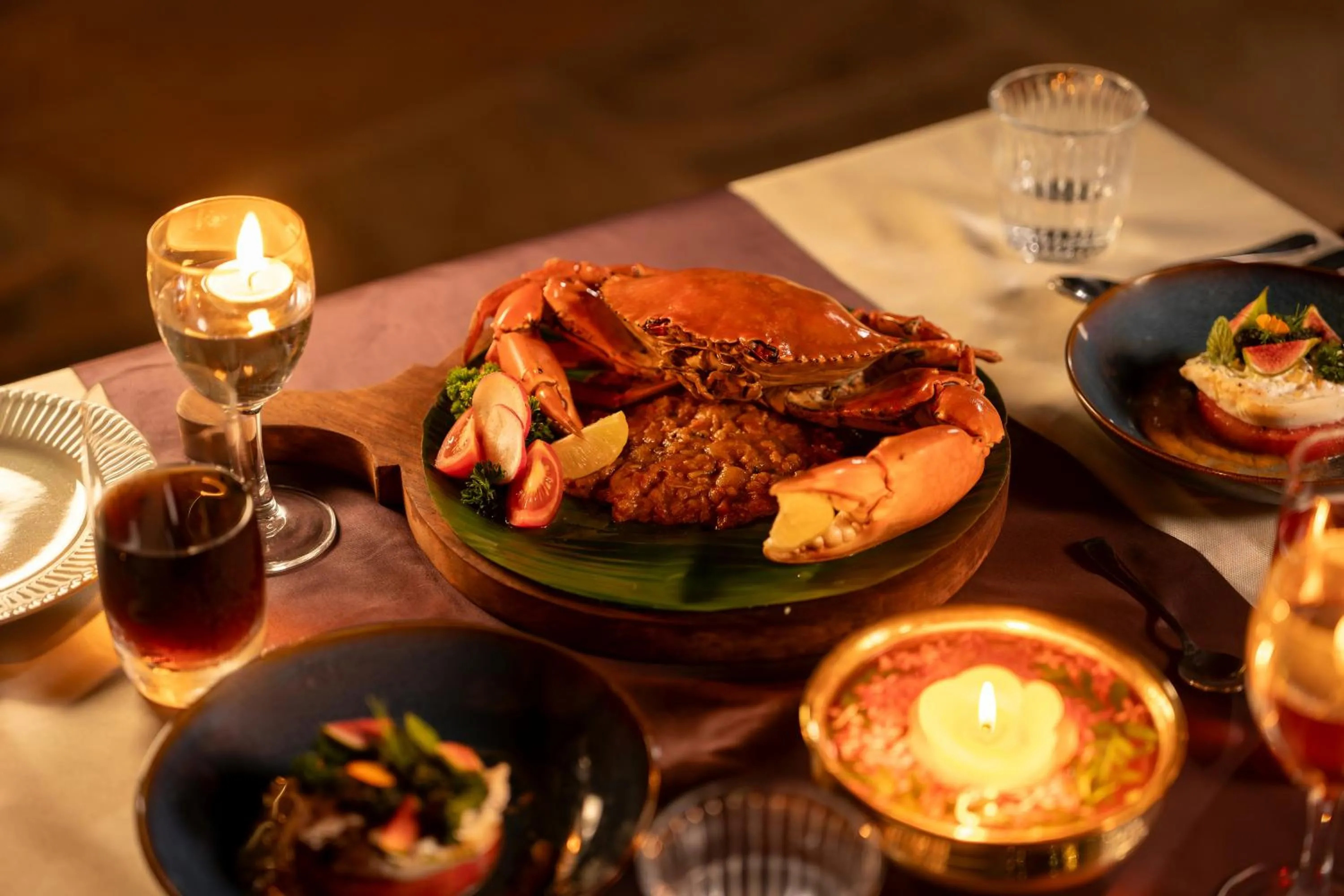 Food and drinks in Sanctuary Amaidiyana - A CGH Earth Experience