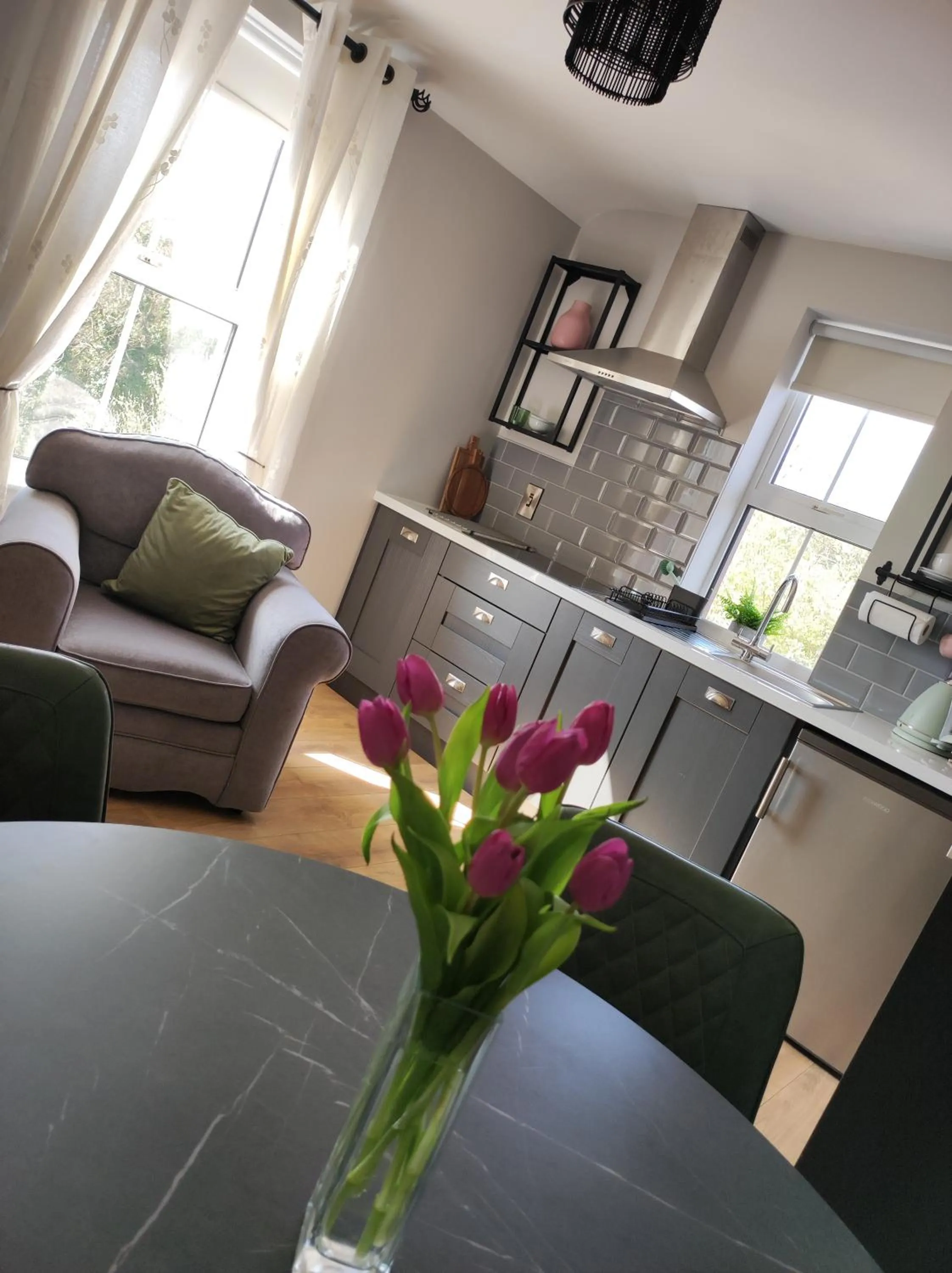 Kitchen or kitchenette in Apartments at Ballinsheen House & Gardens