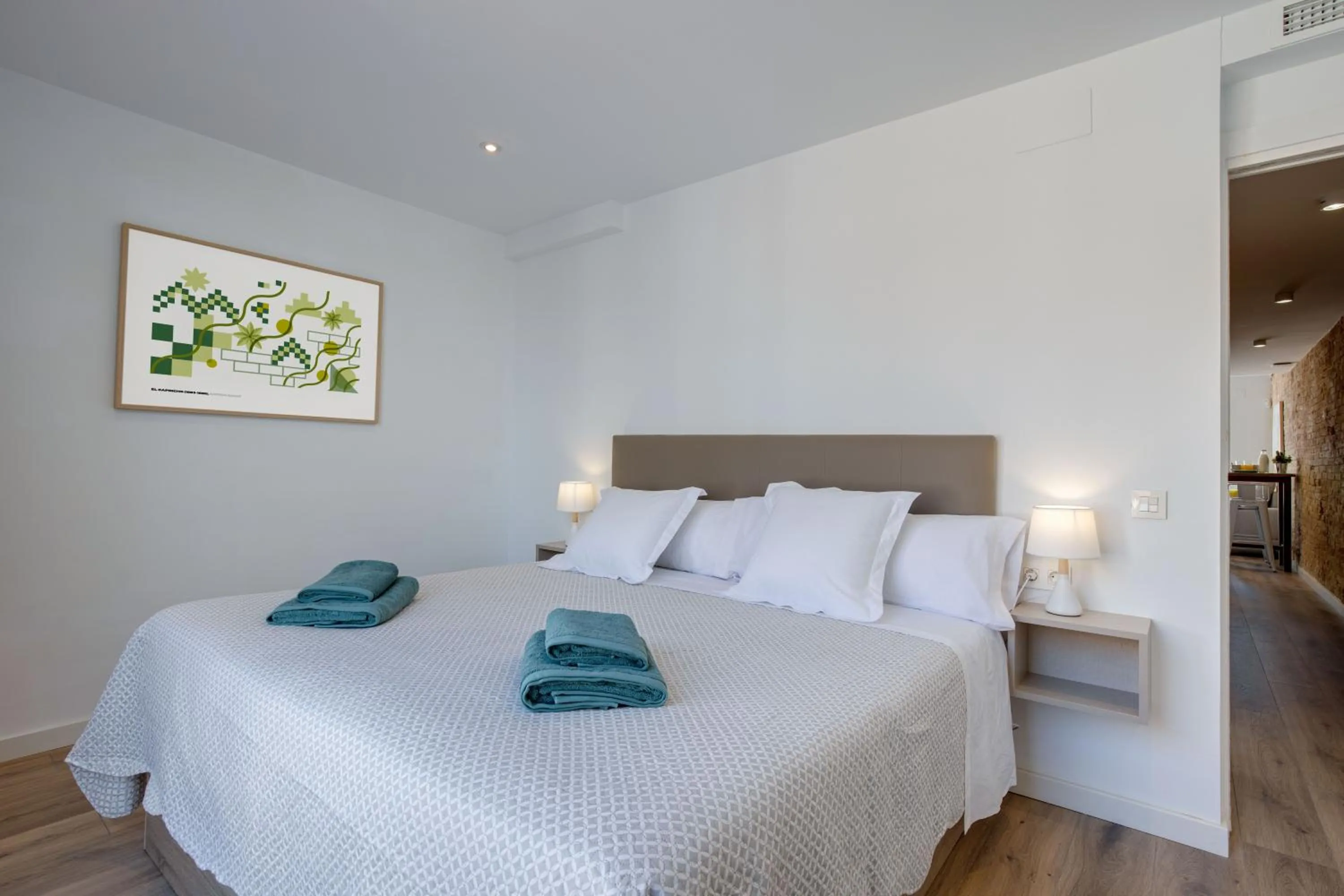 Bed in LucasLand Apartments Barcelona