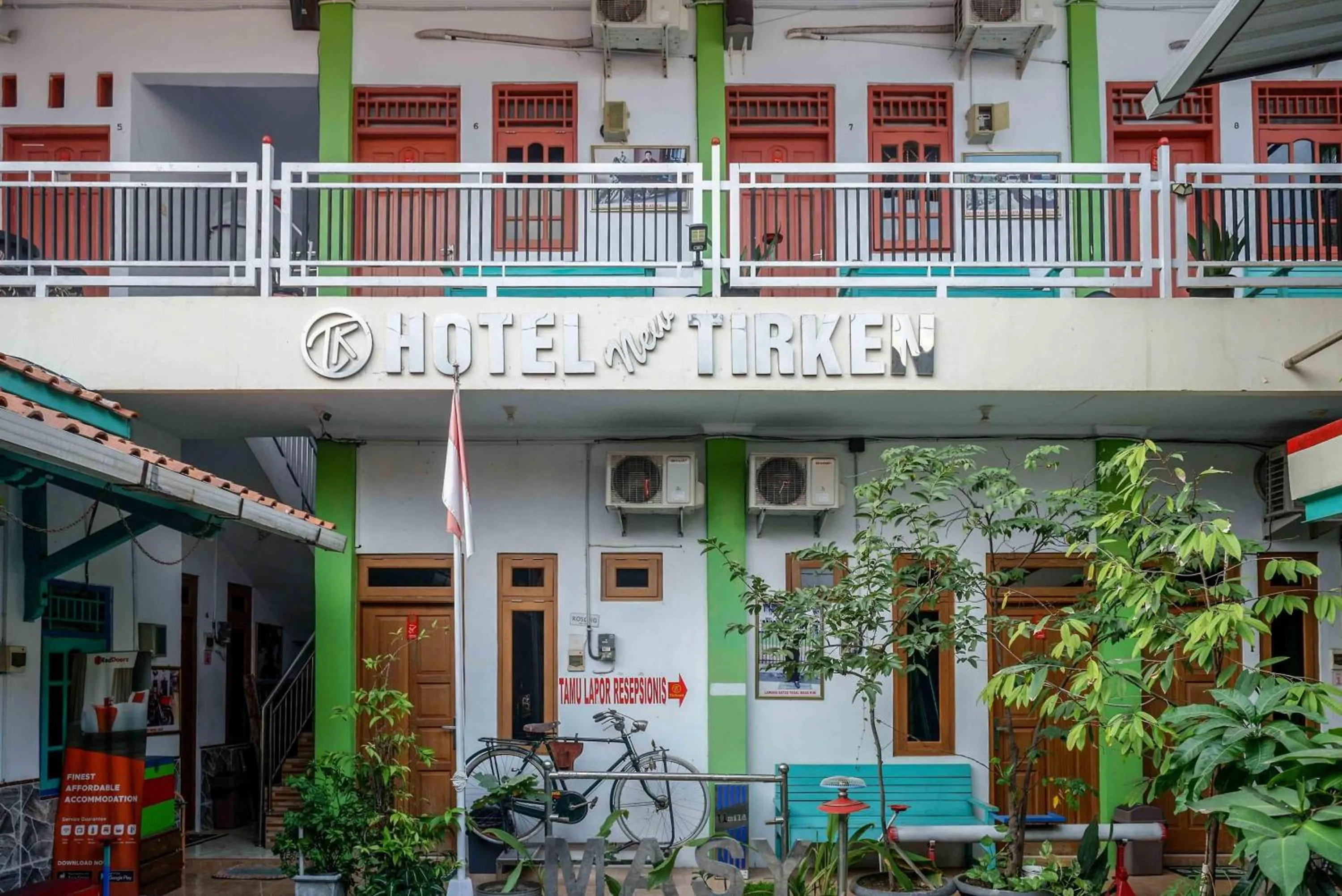Facade/entrance in RedDoorz Syariah near Alun Alun Balai Kota Tegal