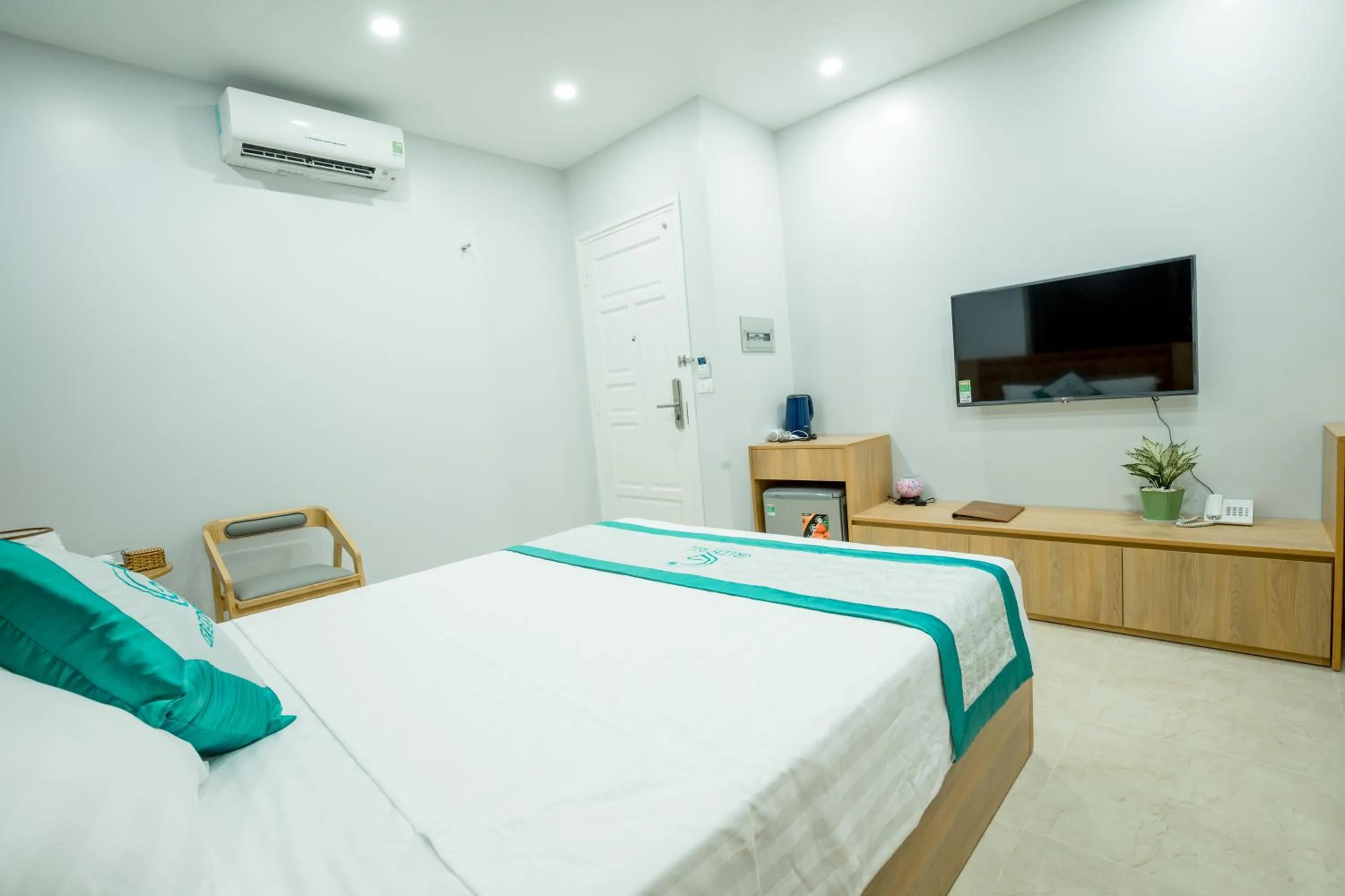 Bed in Green Tree Hotel Phú Quốc