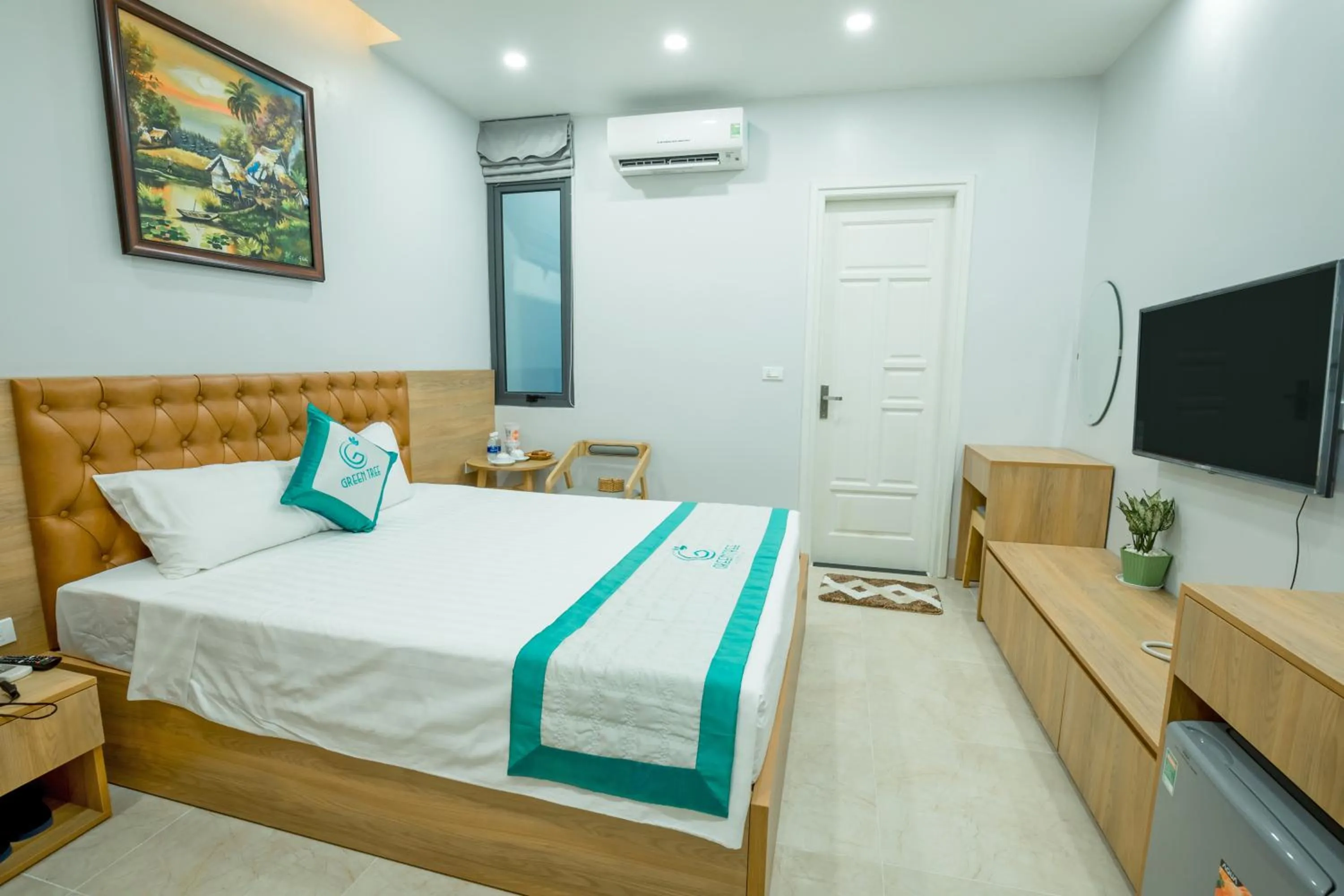 Bed in Green Tree Hotel Phú Quốc