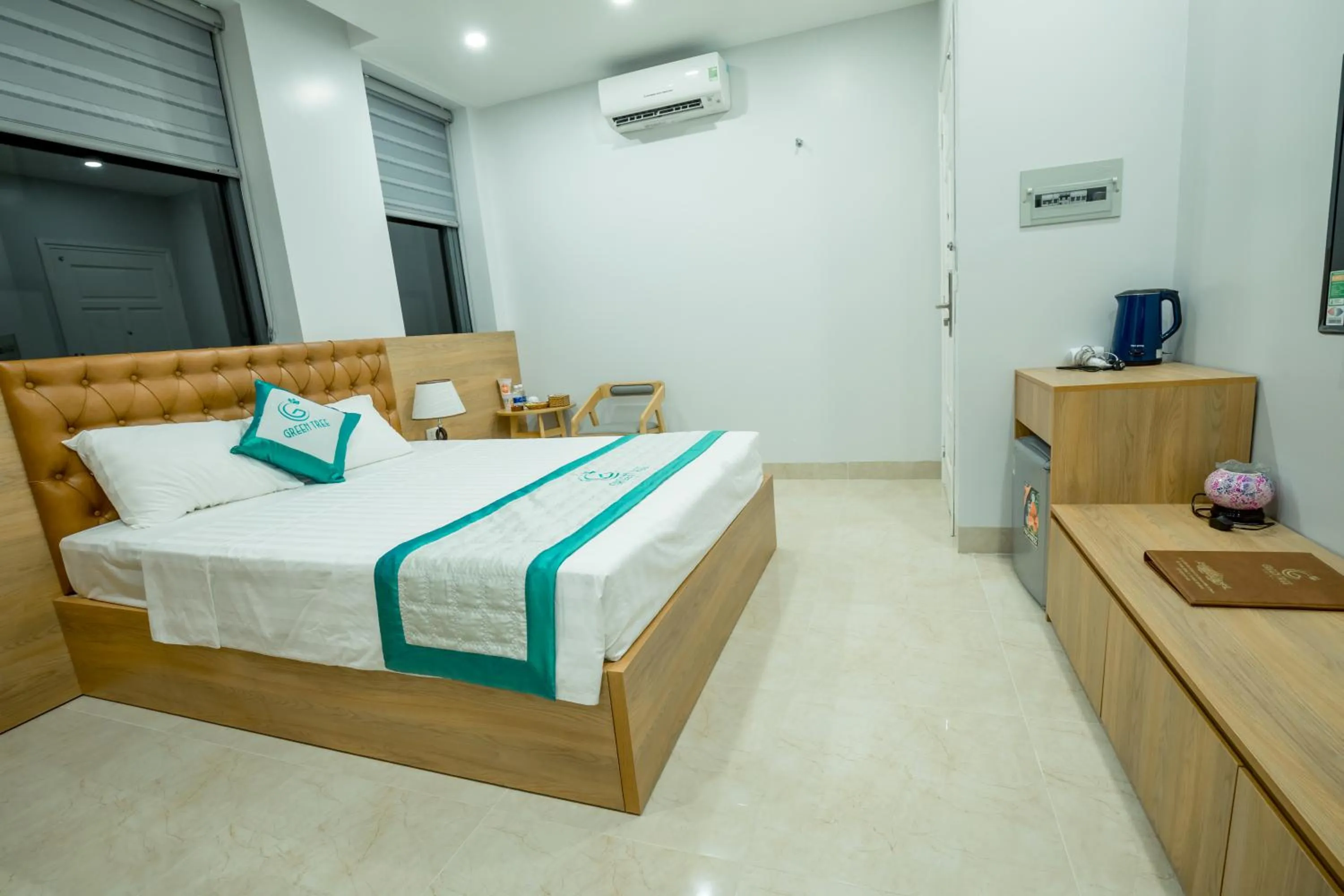 Bed in Green Tree Hotel Phú Quốc