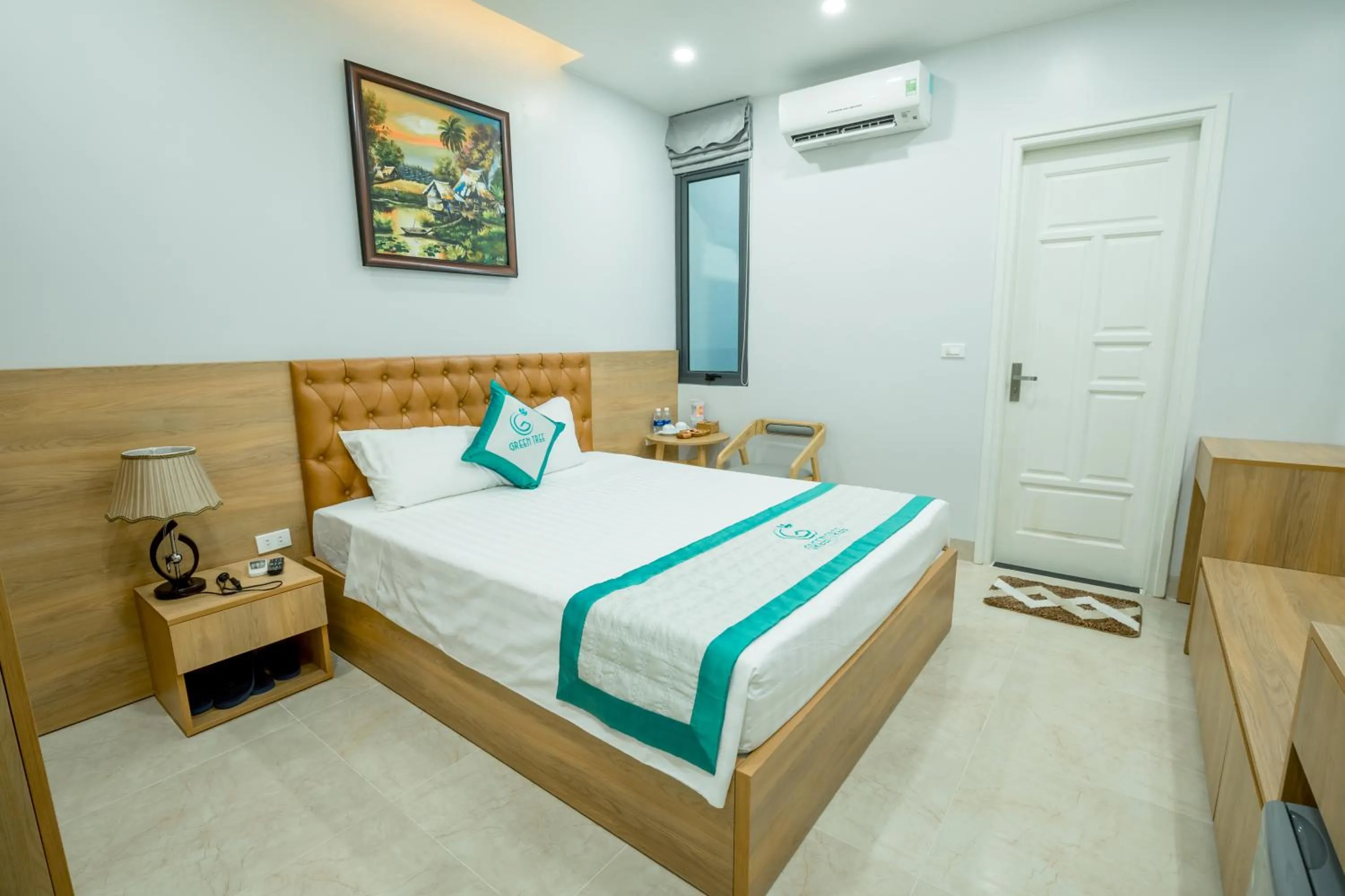 Bed in Green Tree Hotel Phú Quốc
