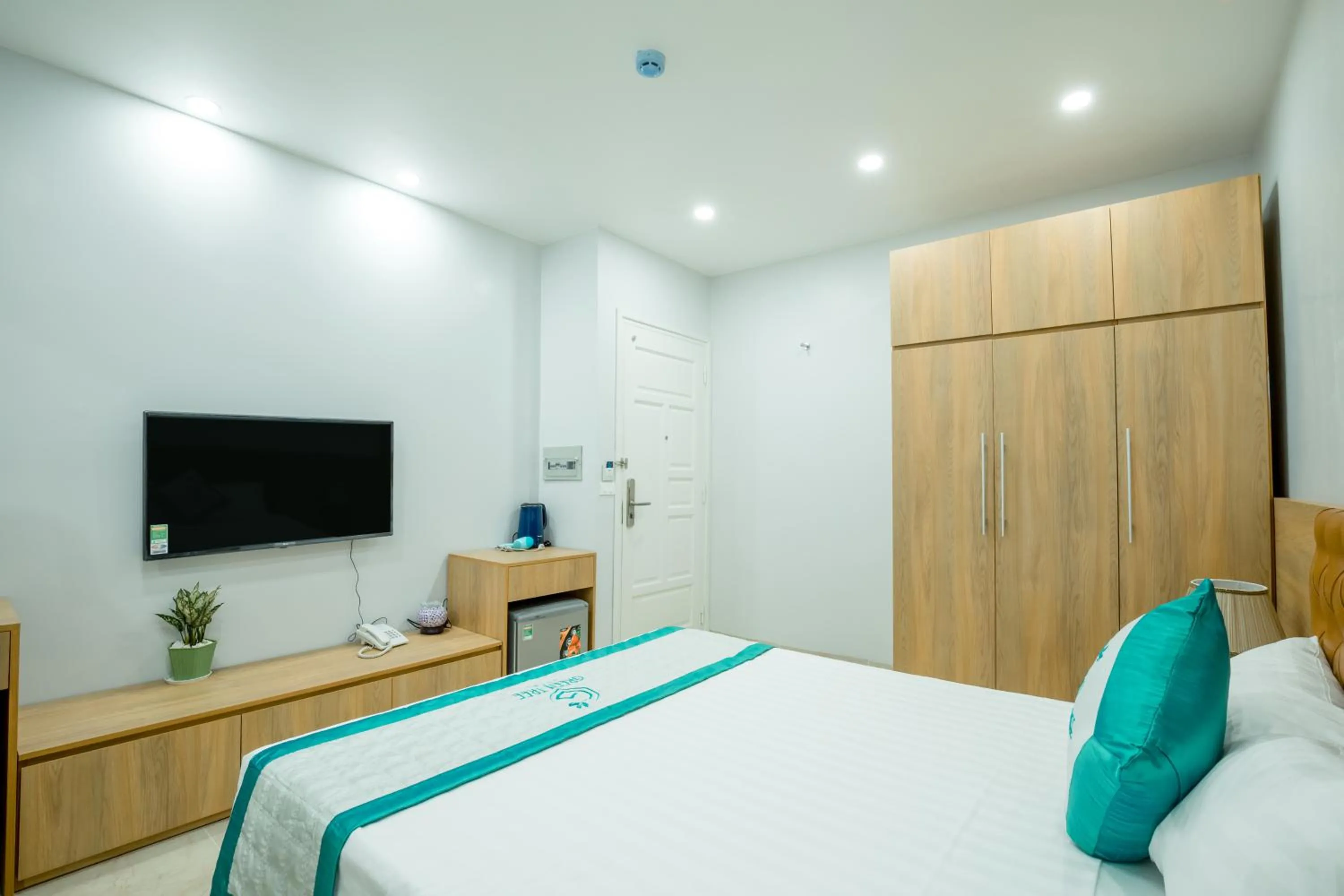 Bed in Green Tree Hotel Phú Quốc