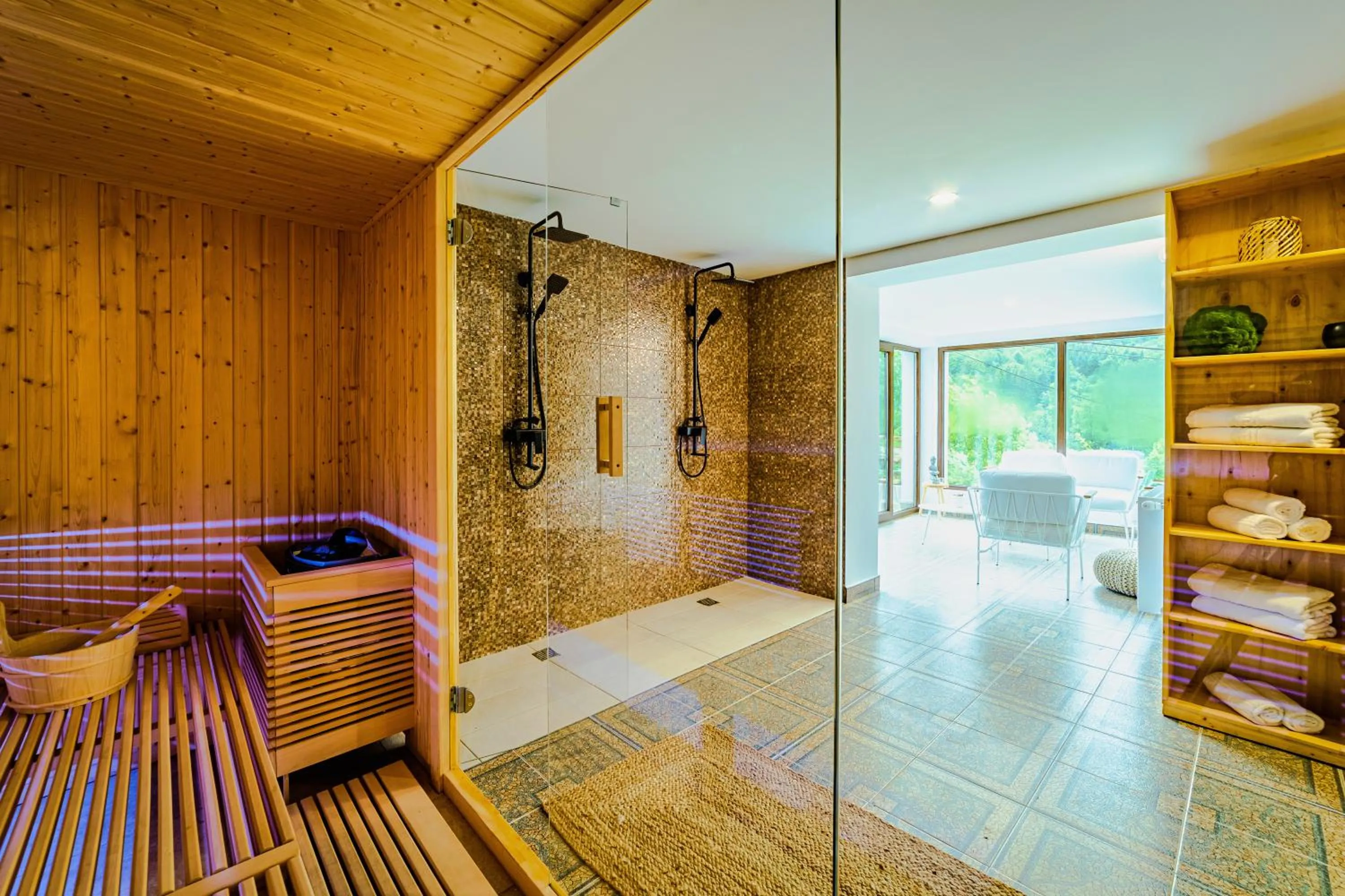 Sauna in Yael Luxury Apartments 3