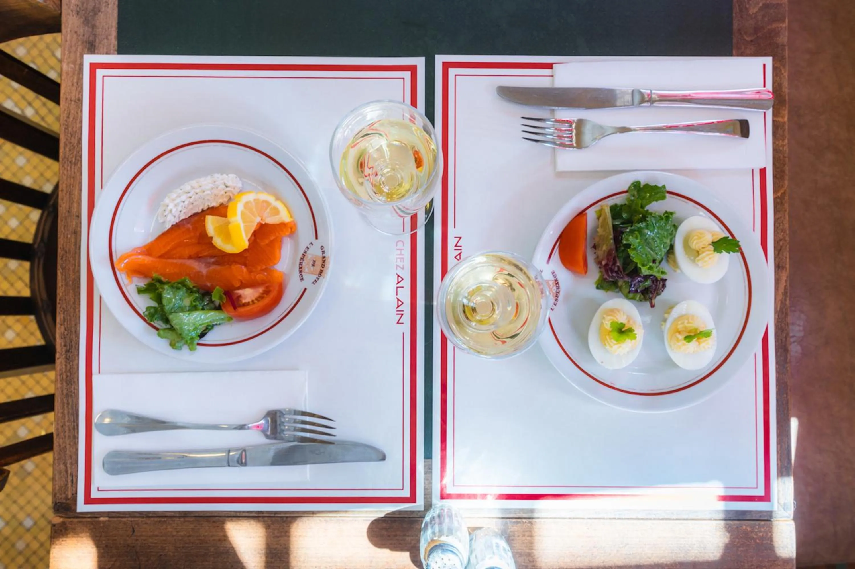 Food and drinks in Grand Hôtel de L'Espérance