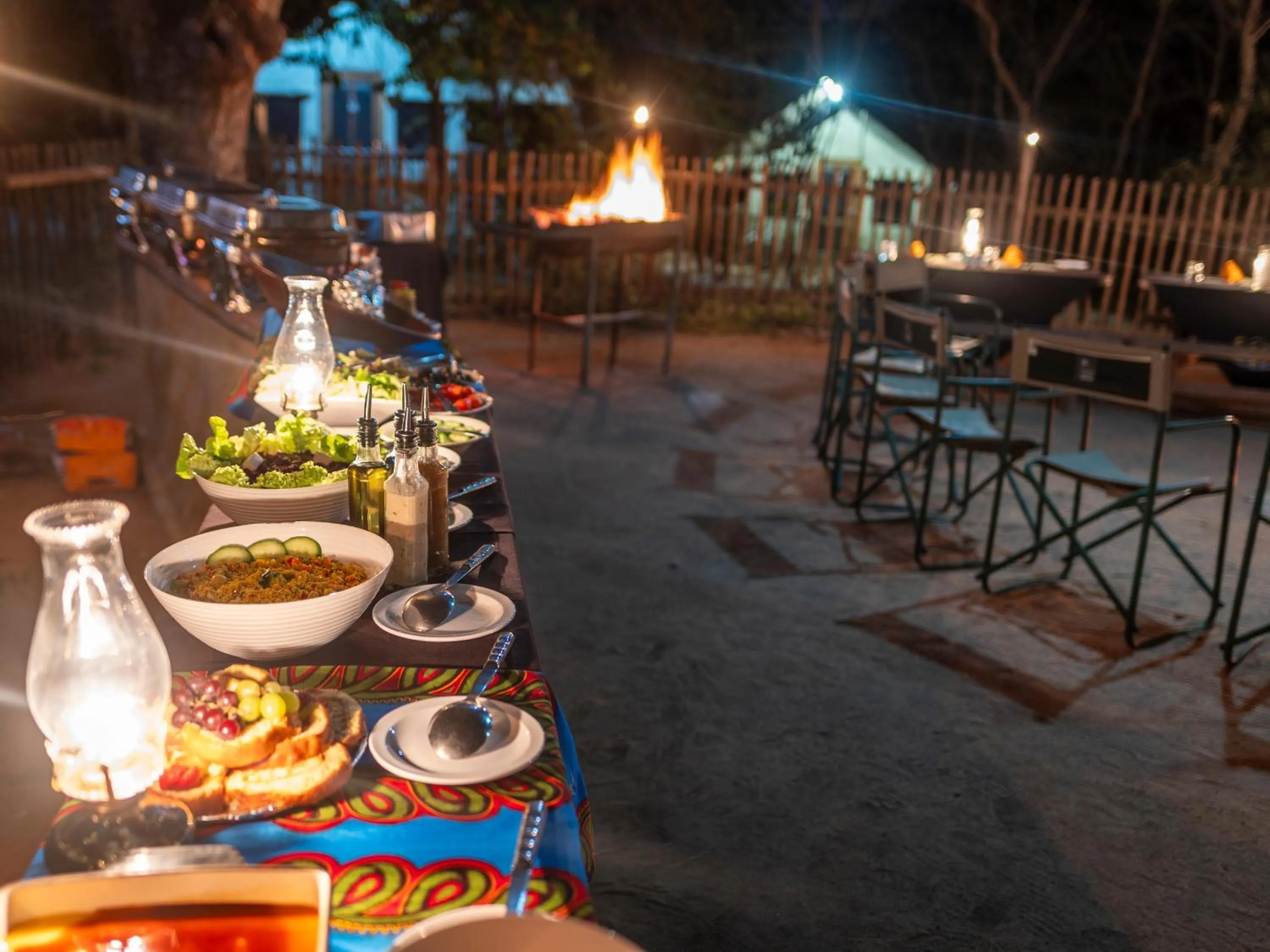 Dinner in Buffalo Rock Tented Camp