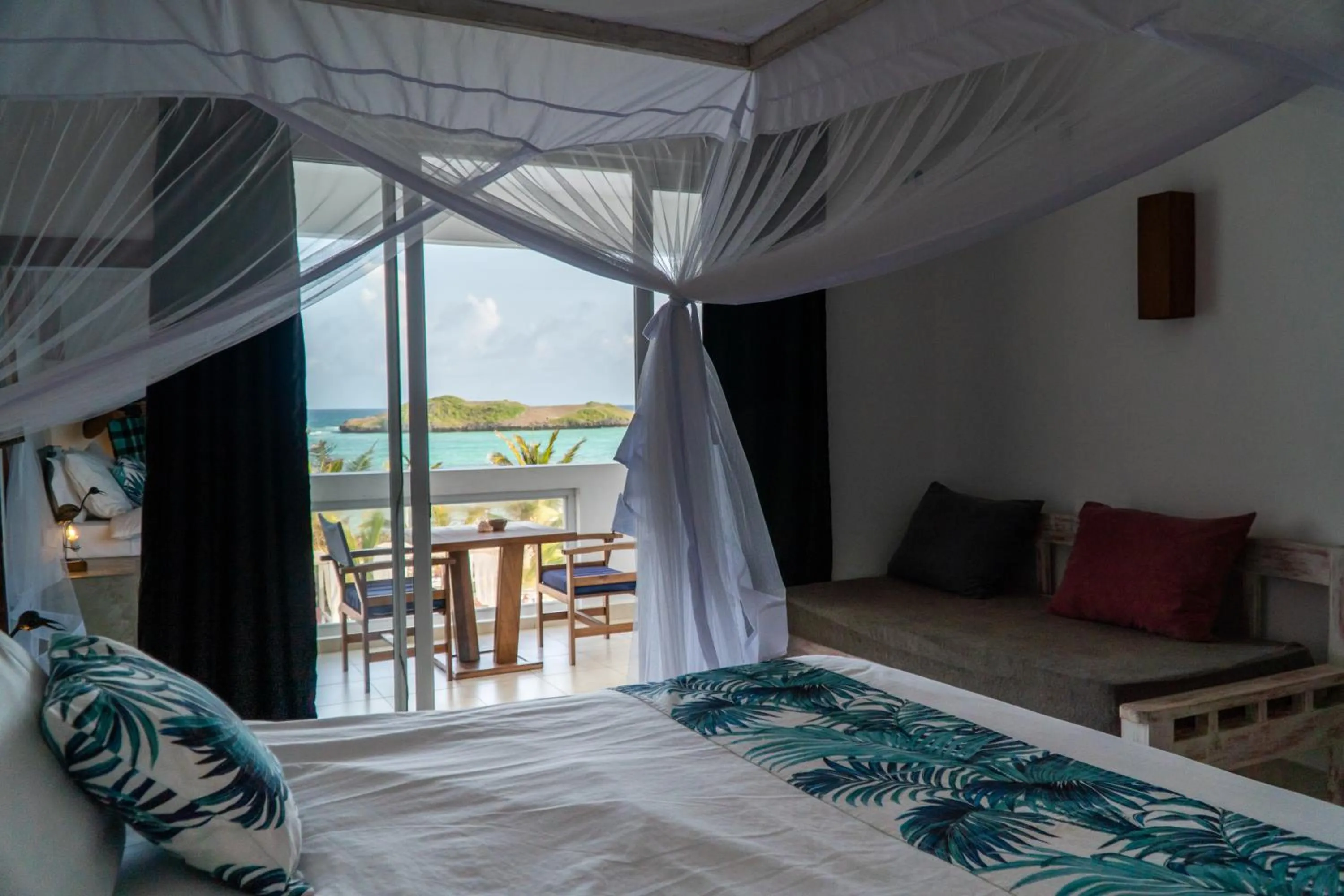 Bed in Visiwa Beach Resort
