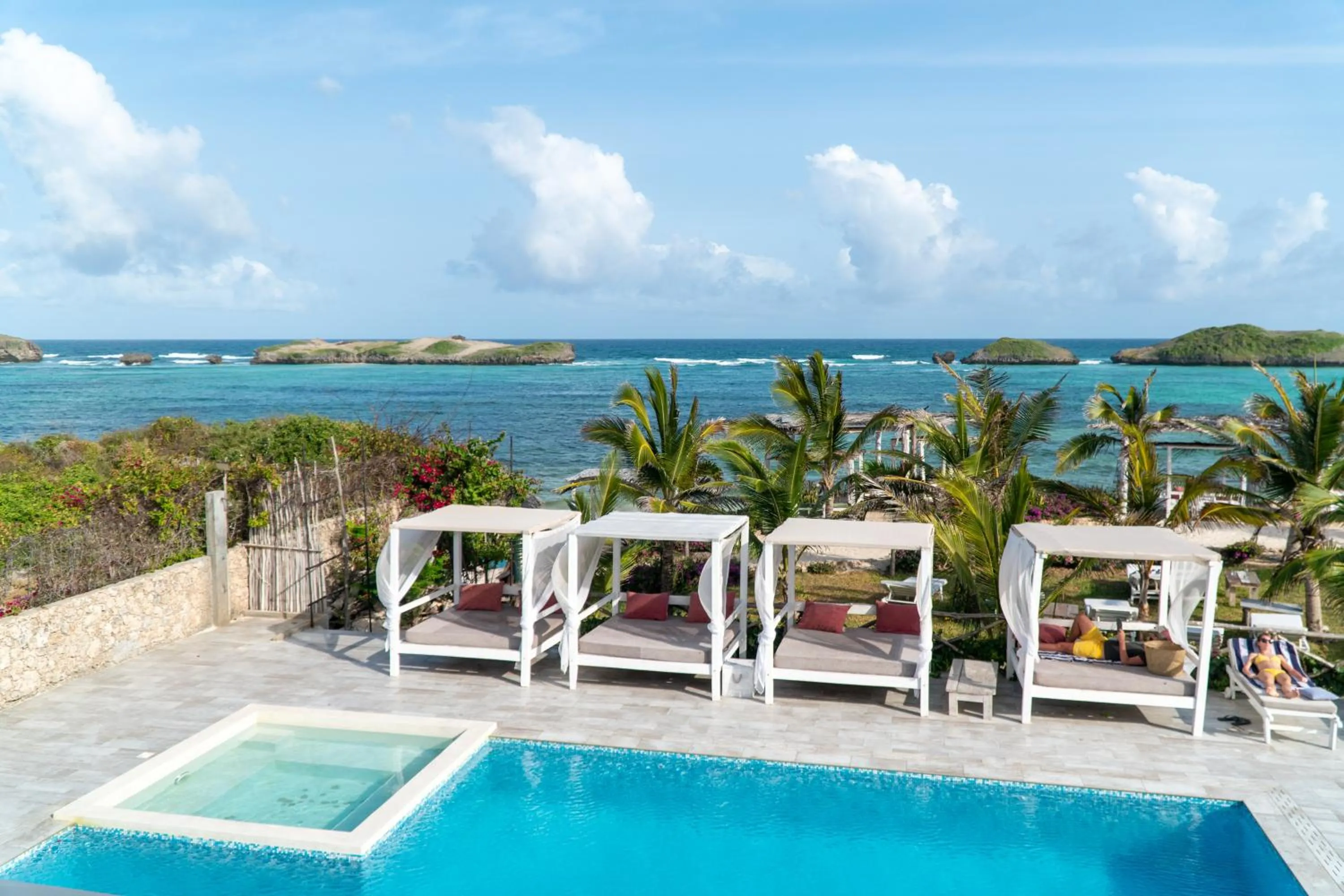 Sea view in Visiwa Beach Resort