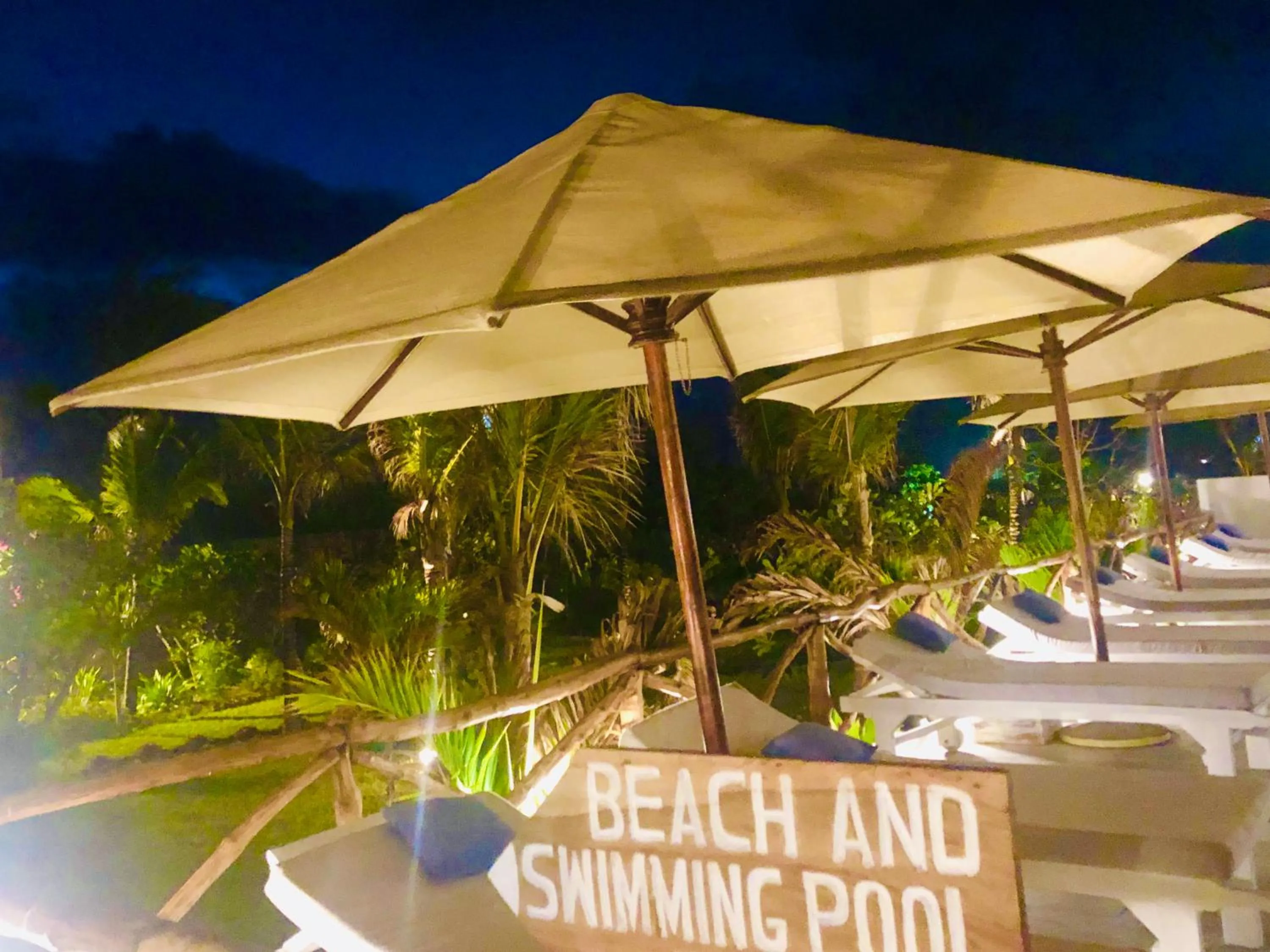 Night in Visiwa Beach Resort