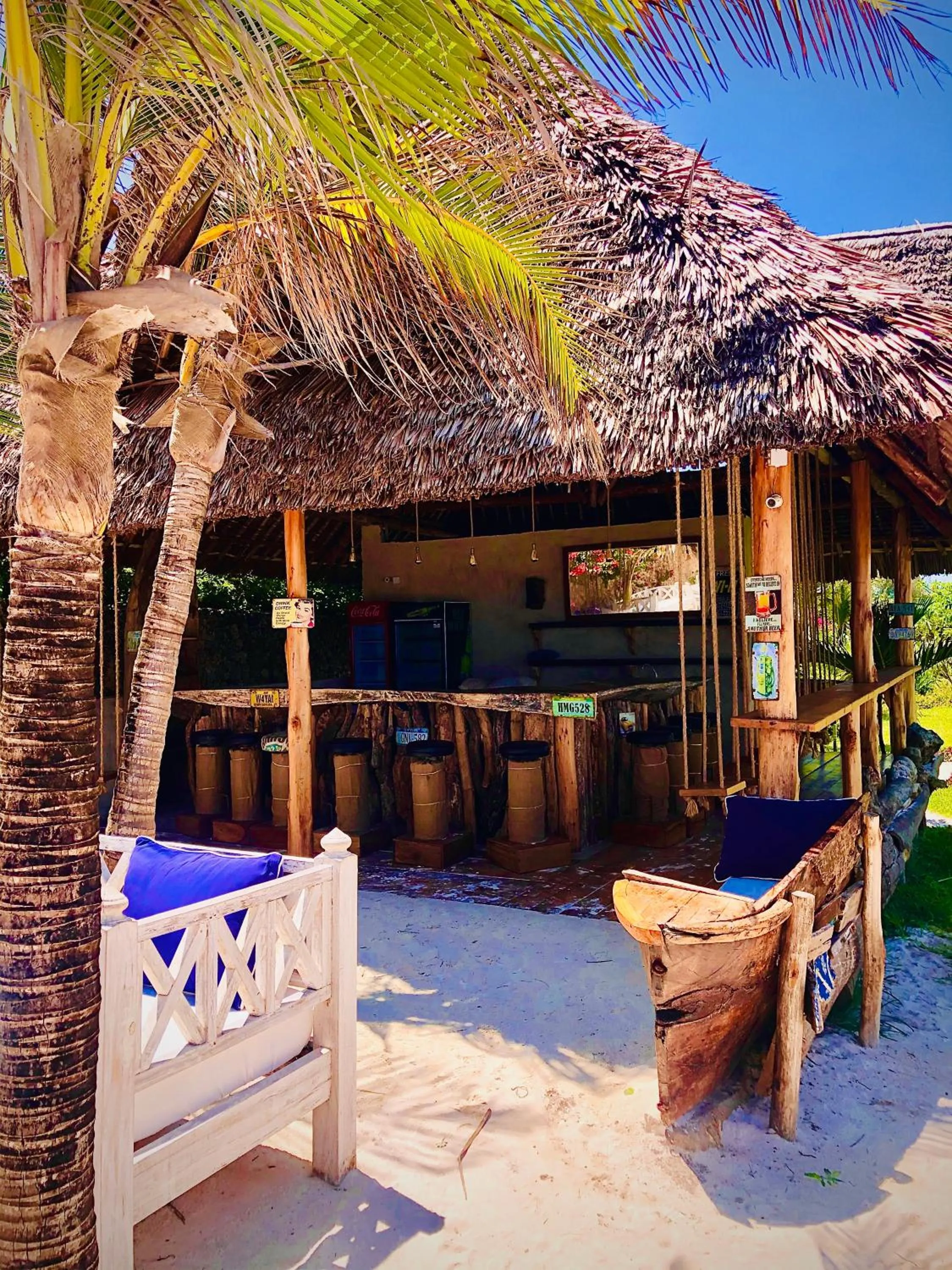 Patio in Visiwa Beach Resort