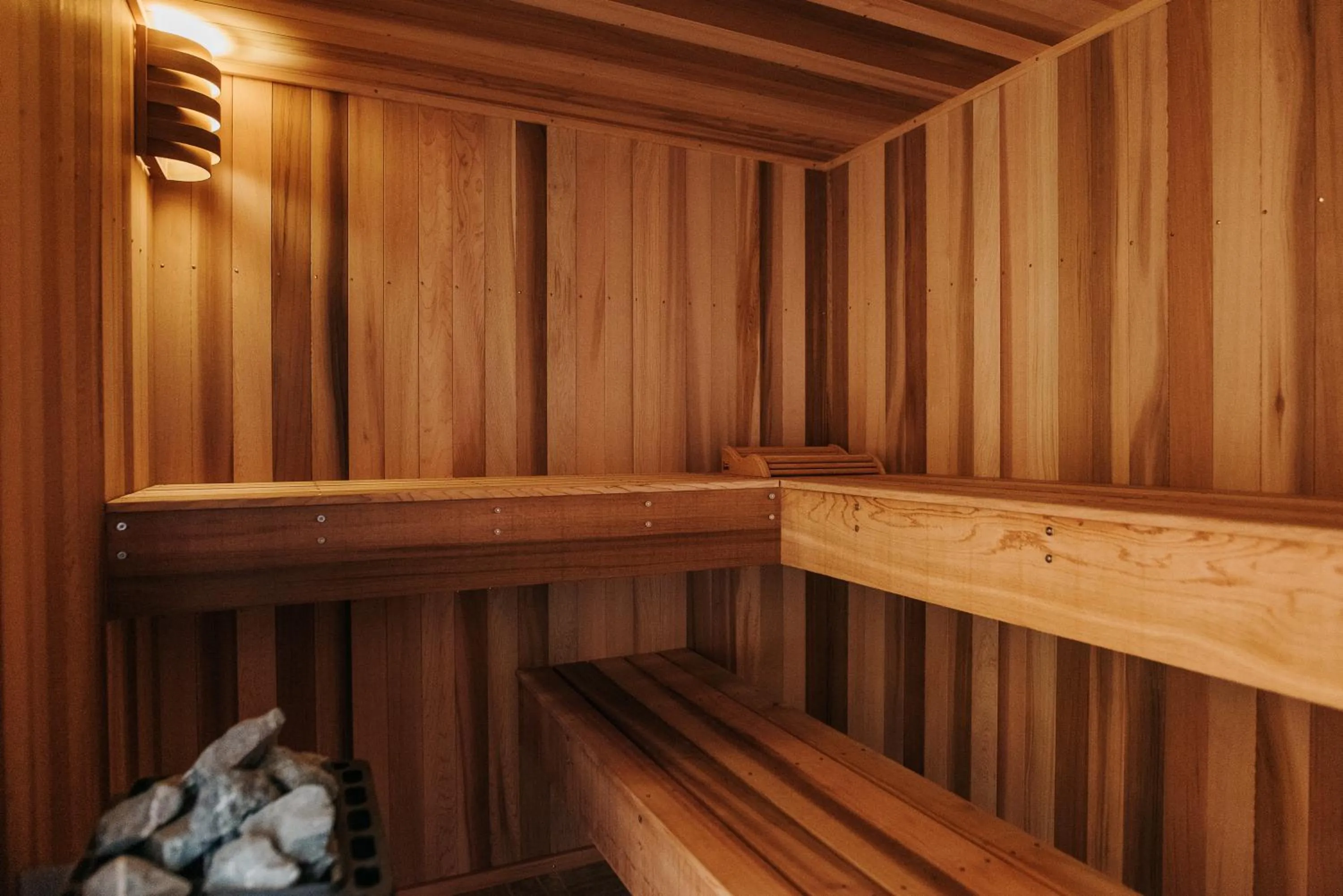 Sauna in Mt Cook Lakeside Retreat