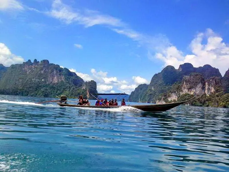 Natural landscape in Khao Sok River Lodge Hotel