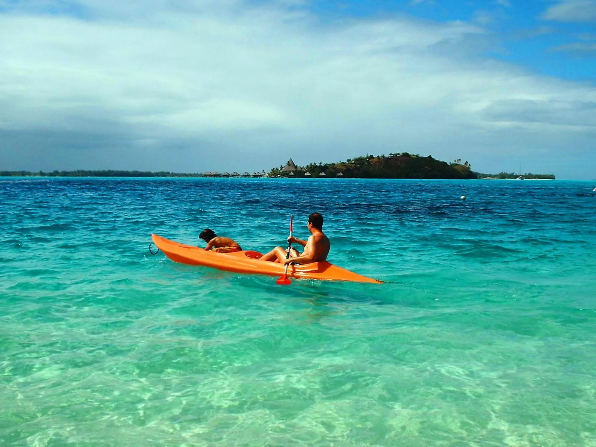 Canoeing in Village Temanuata