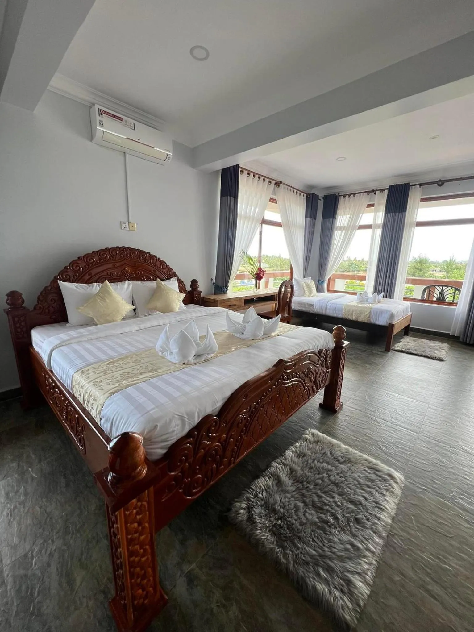 Bedroom, Bed in The Moon Kampot Boutique