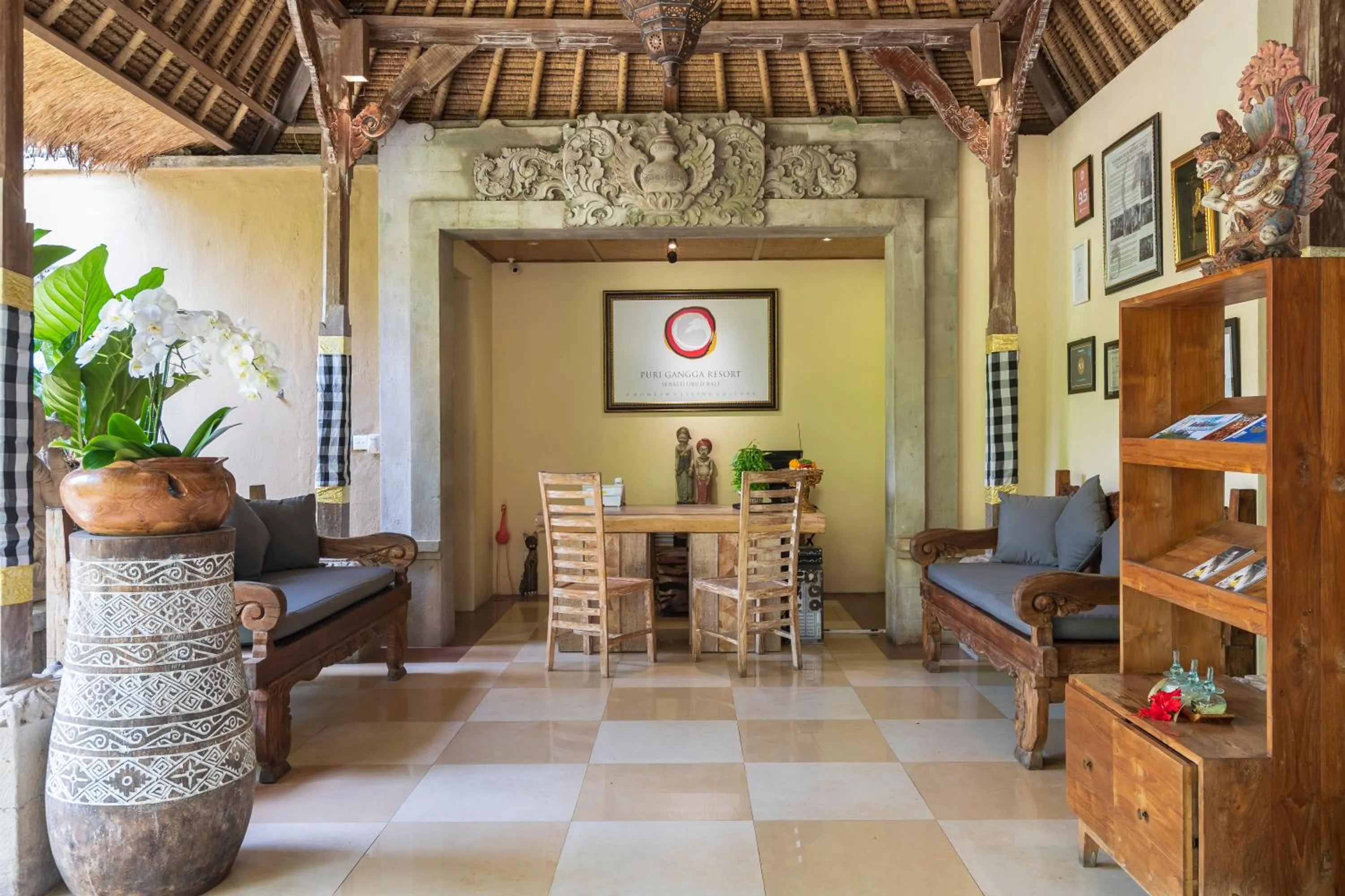 Lobby or reception in Puri Gangga Resort Ubud