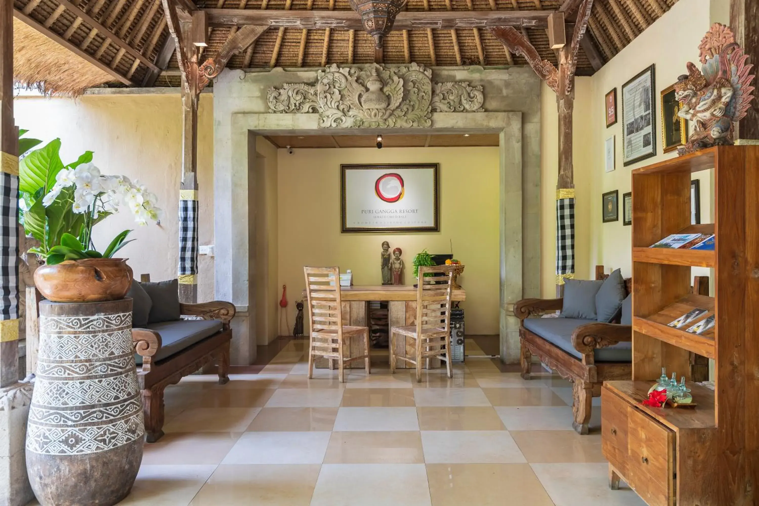 Lobby or reception in Puri Gangga Resort Ubud Lobby or reception in Puri Gangga Resort Ubud
