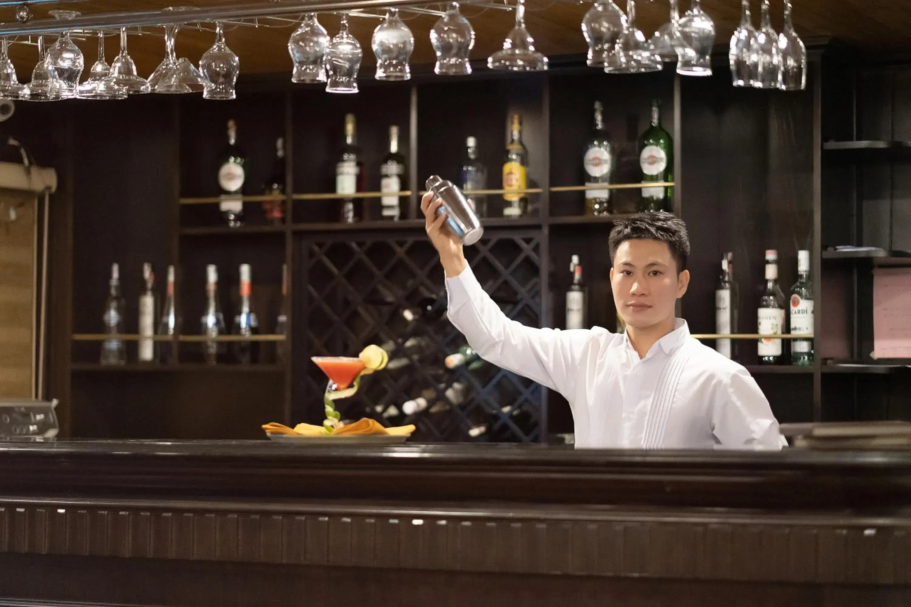 Lounge or bar in Victory Star Cruise Lounge or bar in Victory Star Cruise