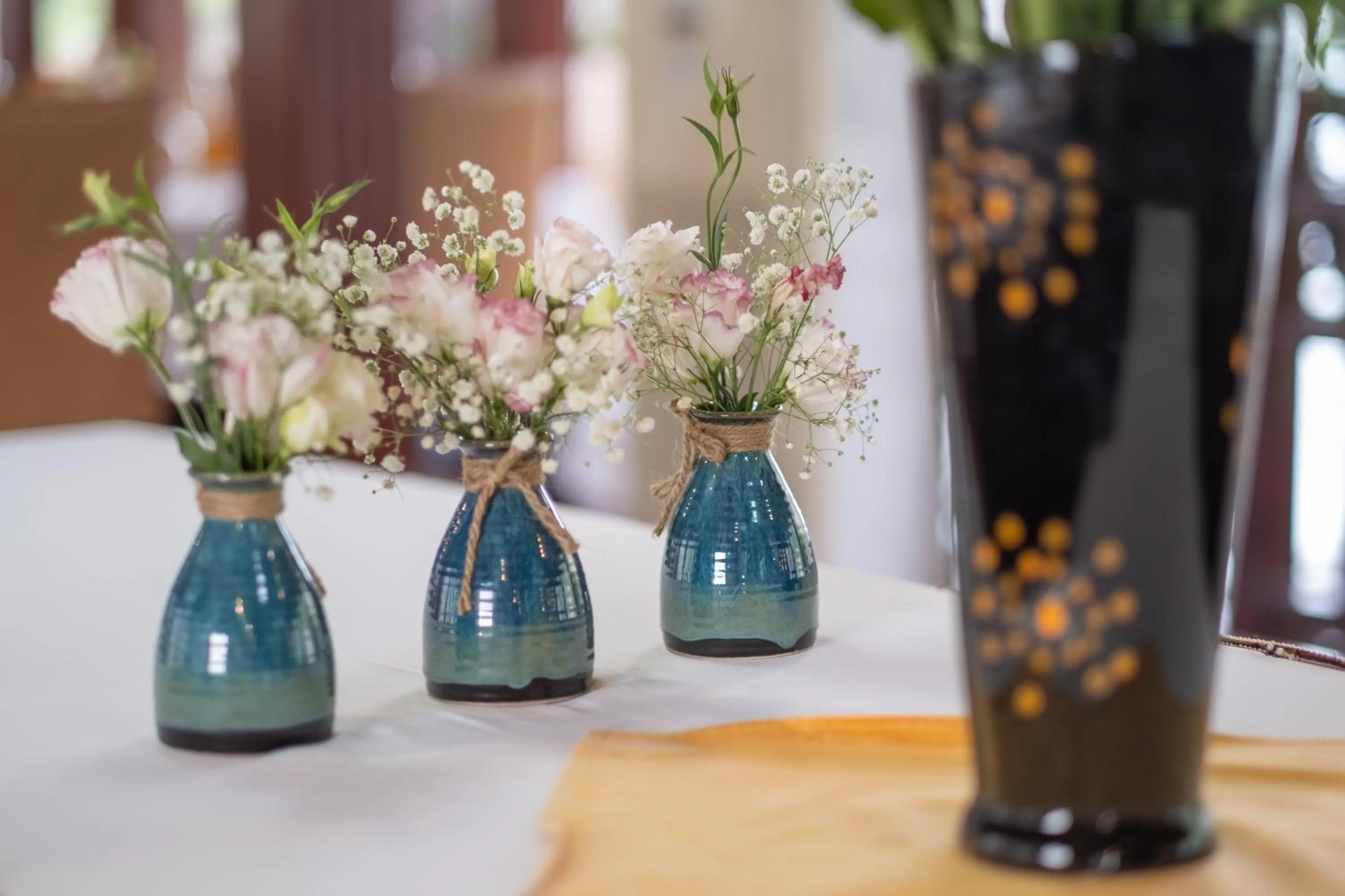 Dining area in Victory Star Cruise