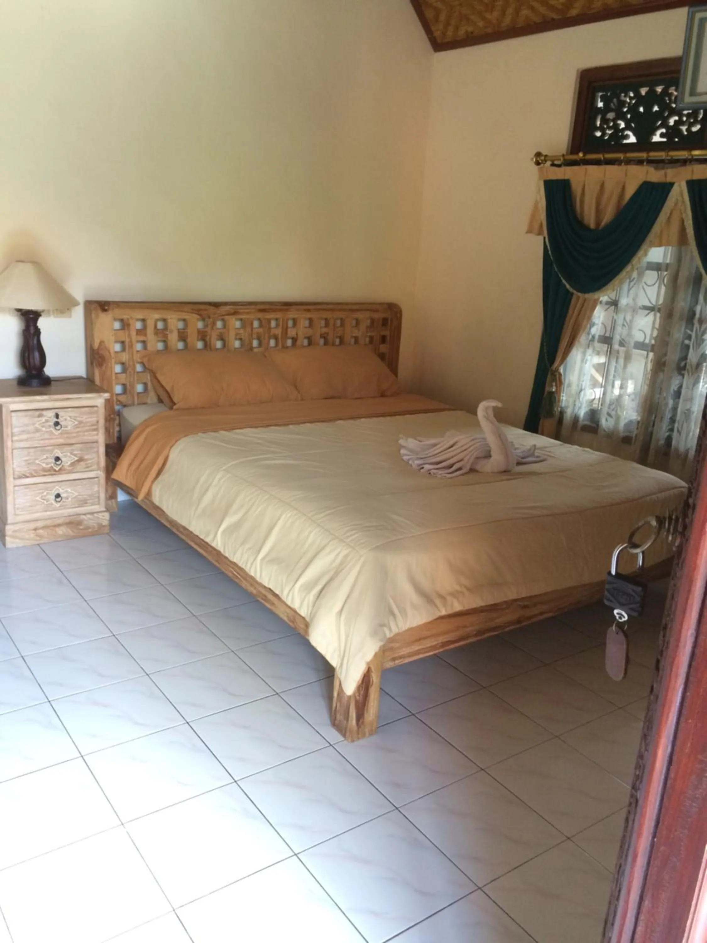 Bed in Arsa Homestay & Spa