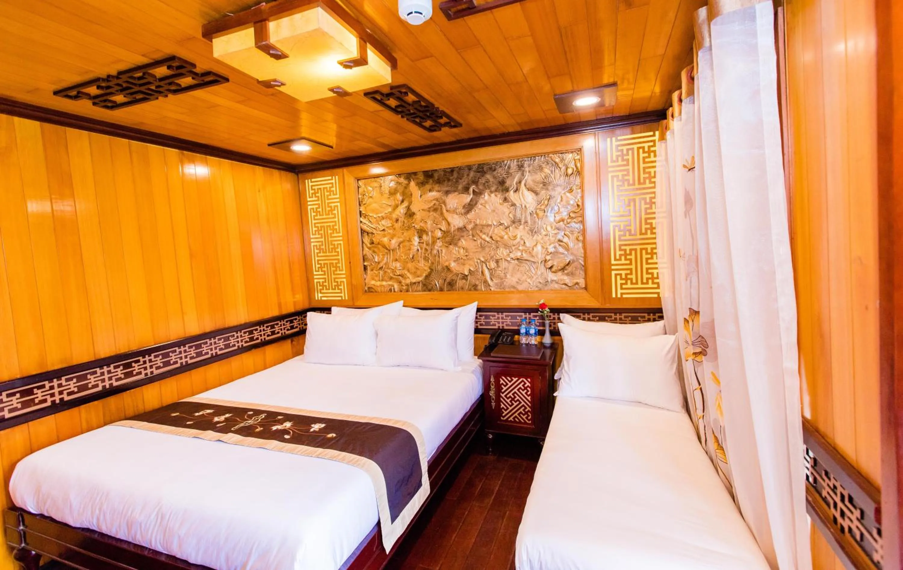 Bed in Victory Cruise