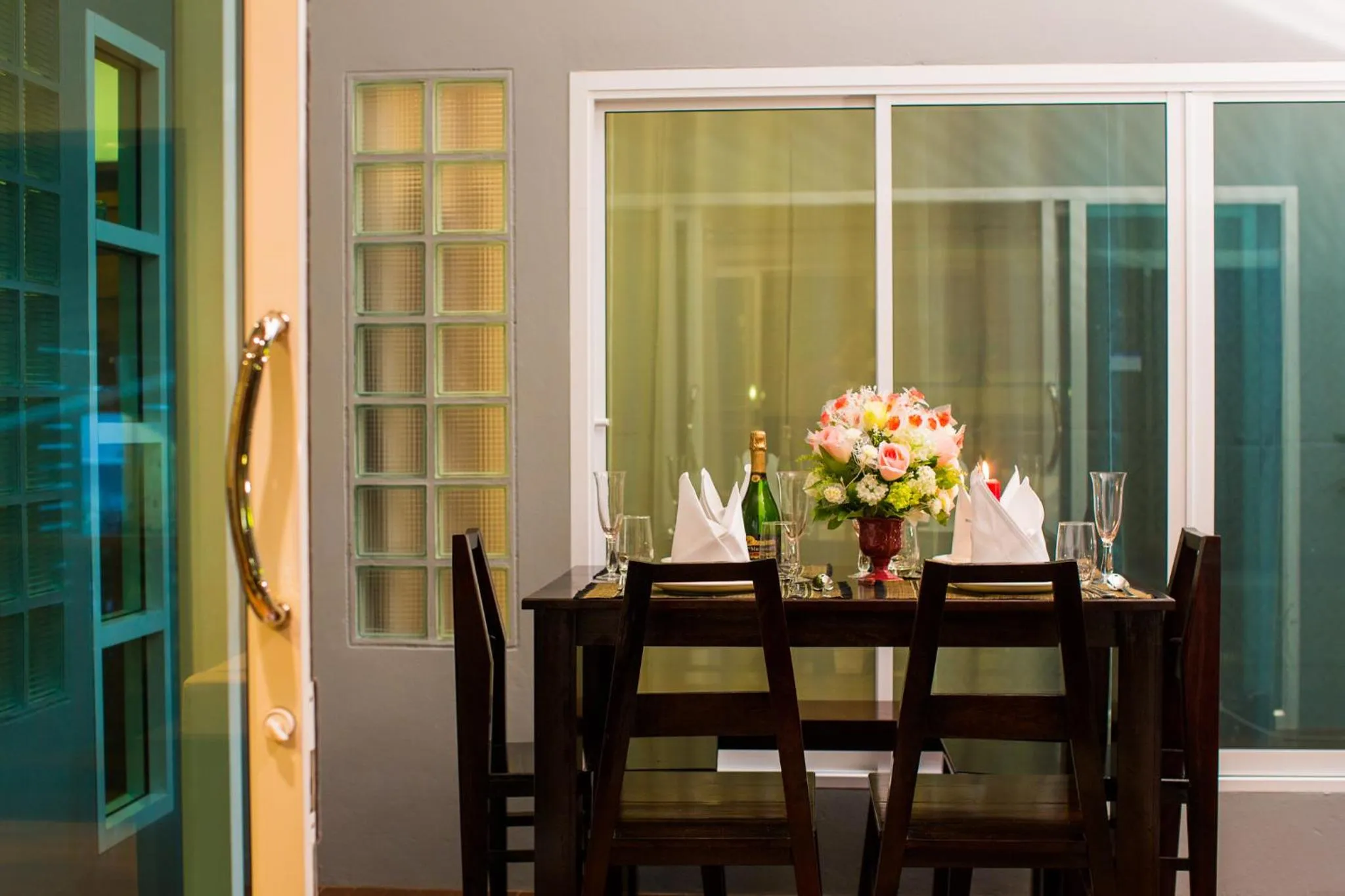 Dining area in Irawan House