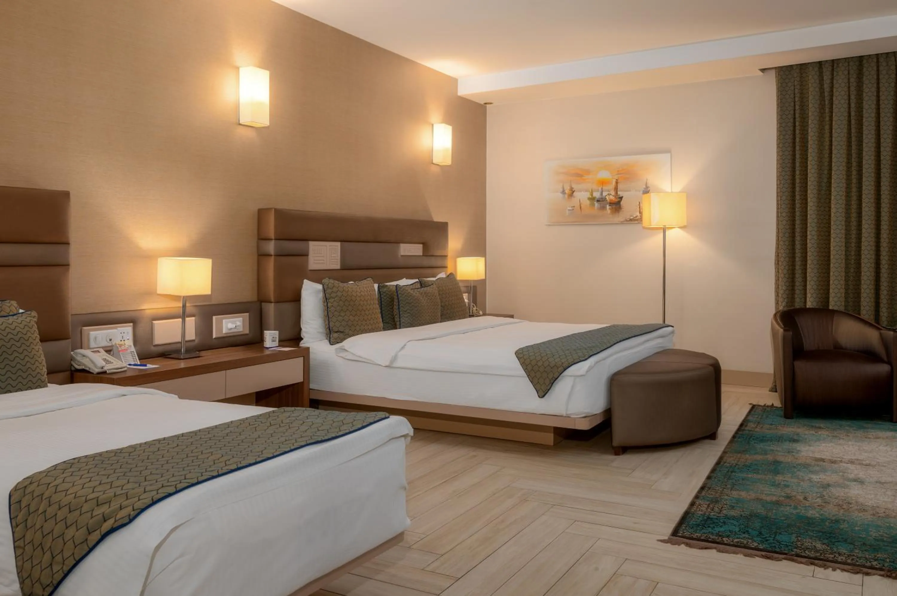 Bed in Titanic Hotel & SPA