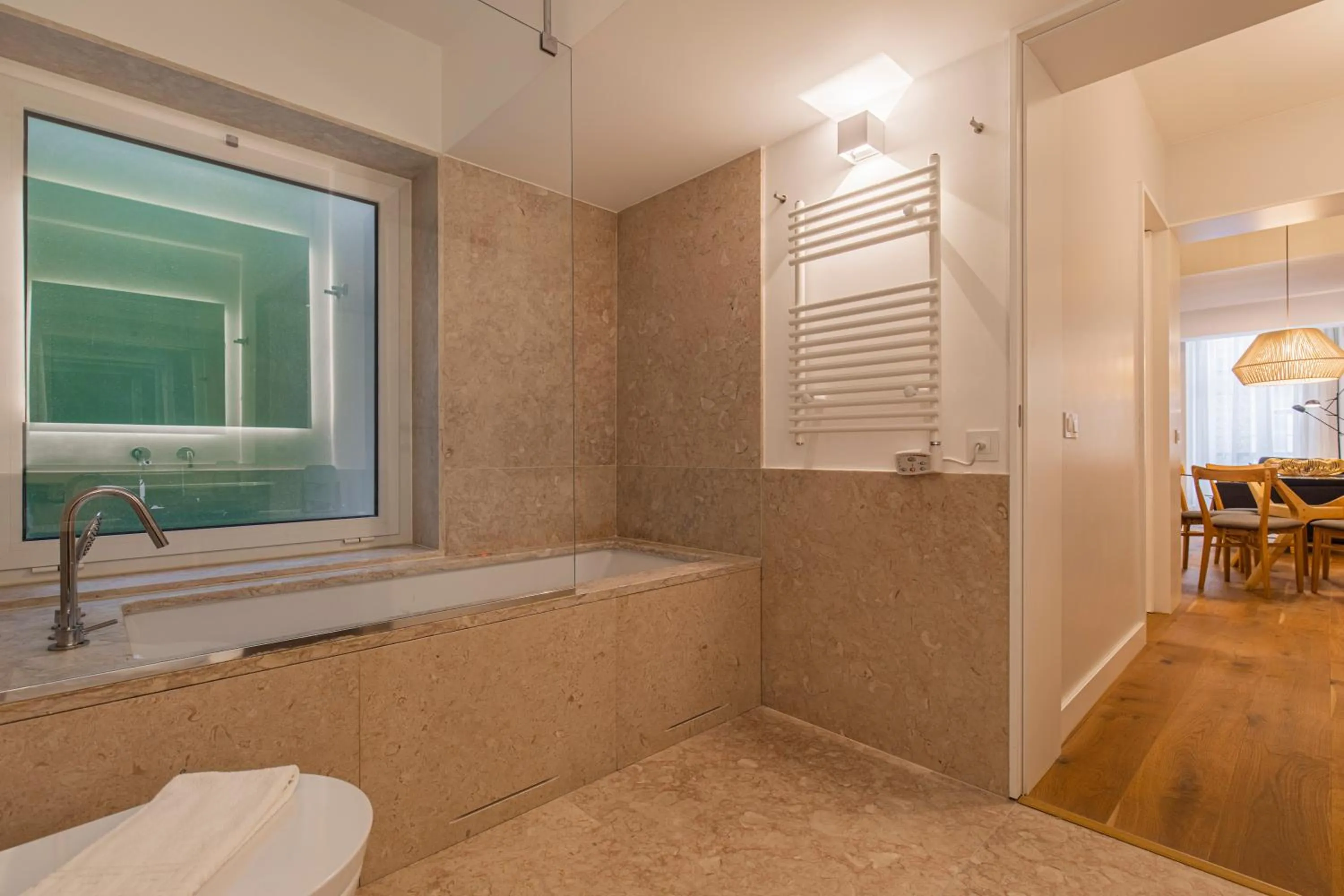 Bathroom in Upscale & Modern 2BDR Apartment