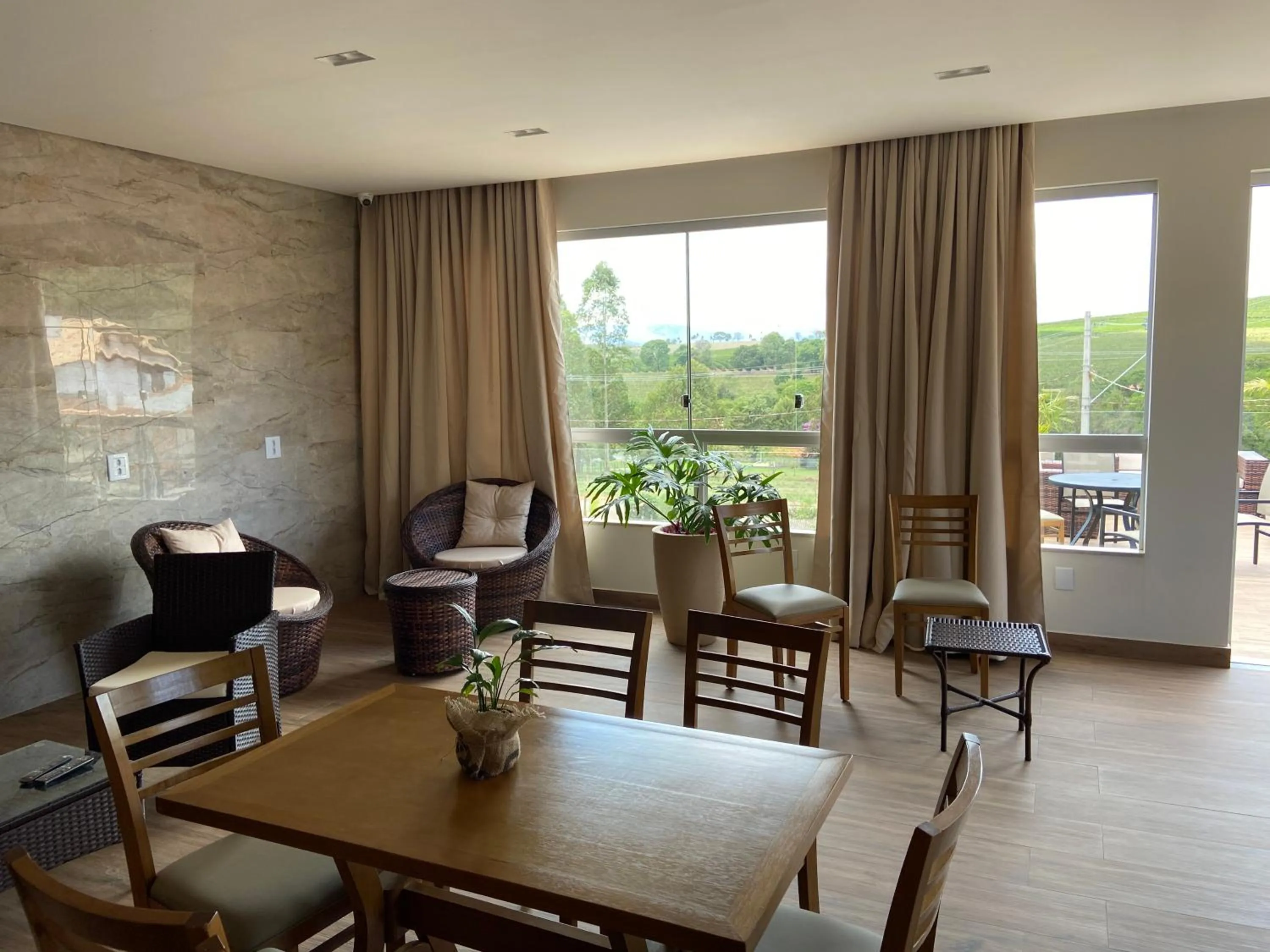 Living room in Pousada Viver Capitólio