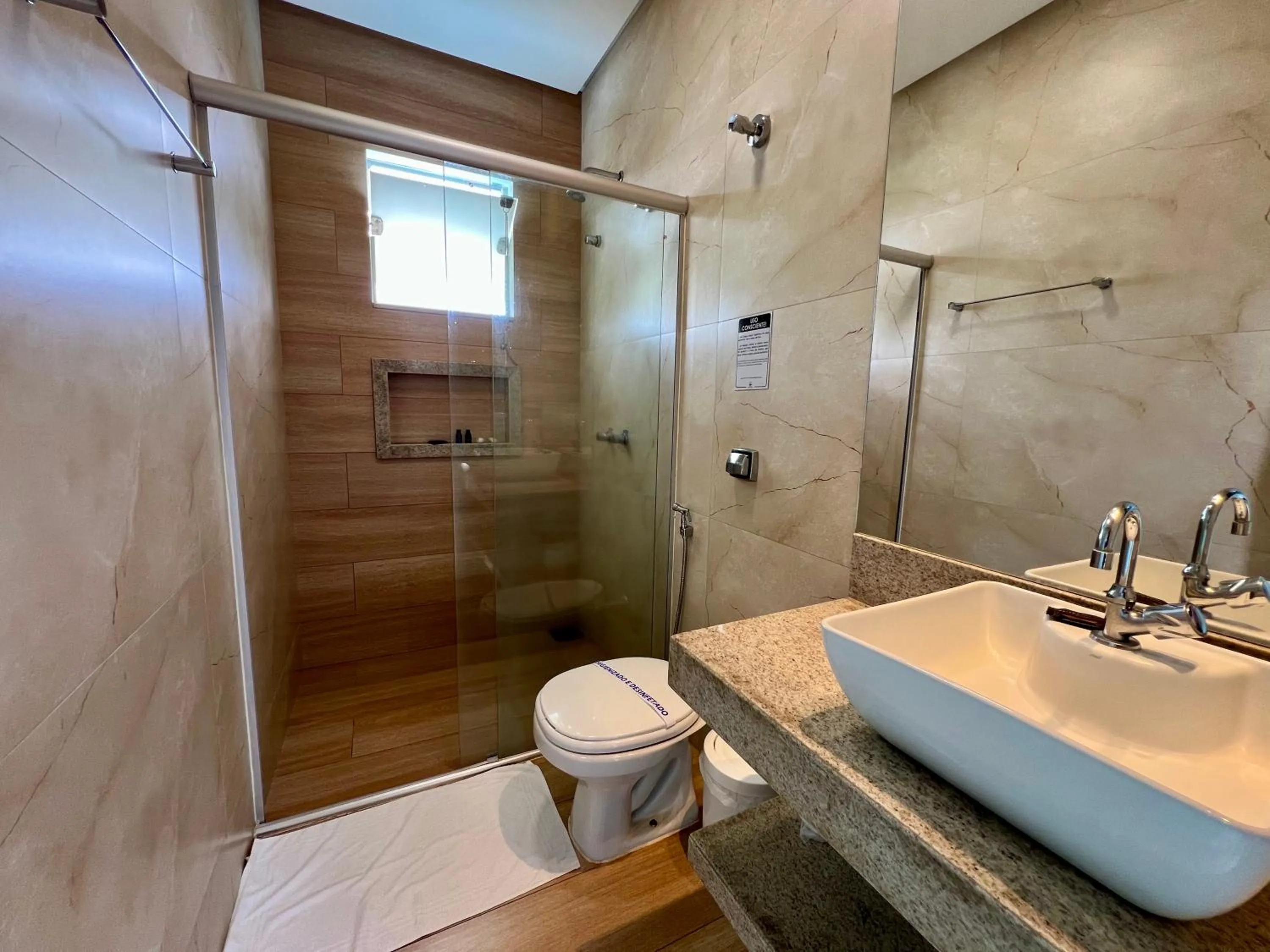 Bathroom in Pousada Viver Capitólio