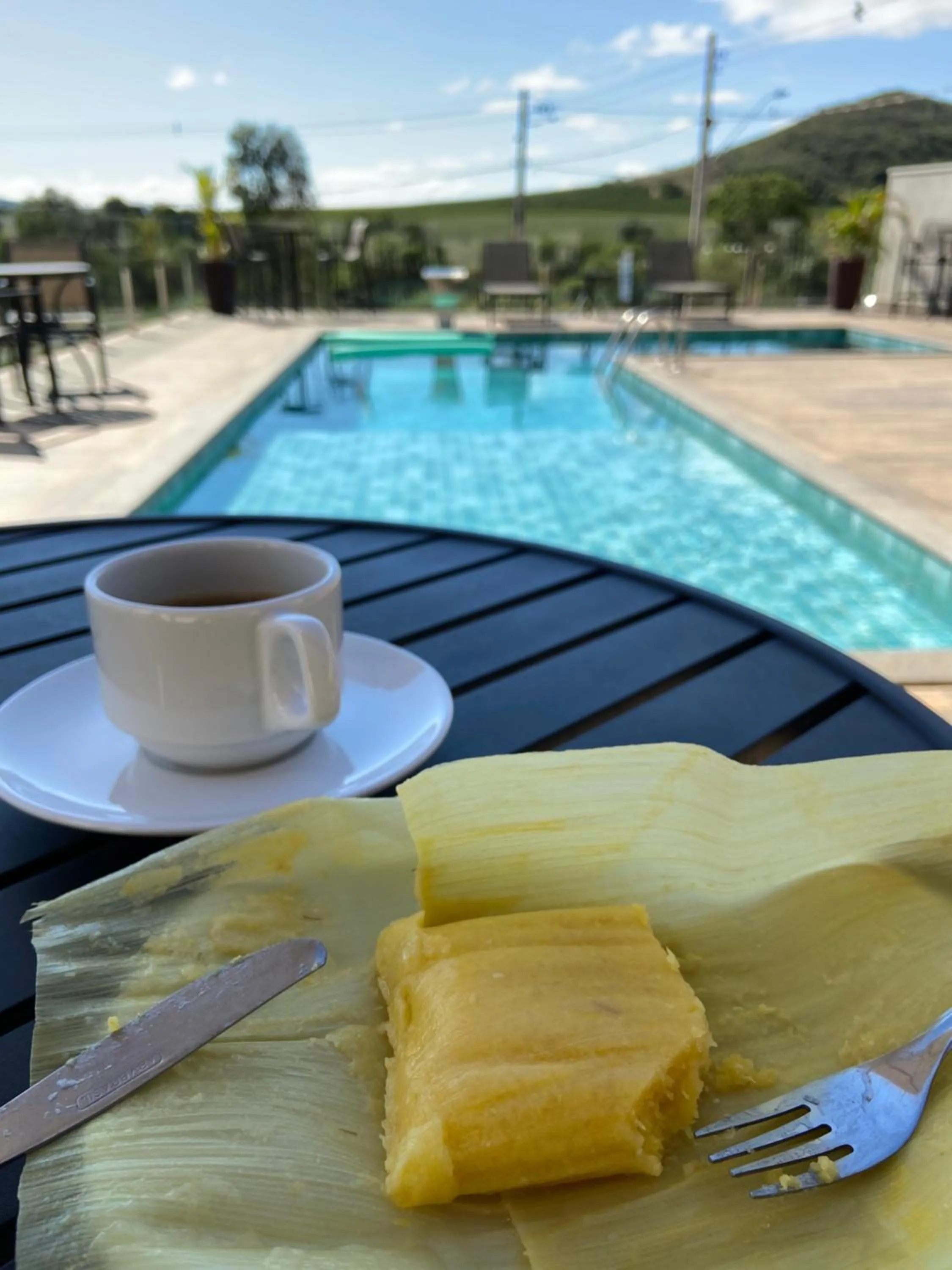 Breakfast in Pousada Viver Capitólio