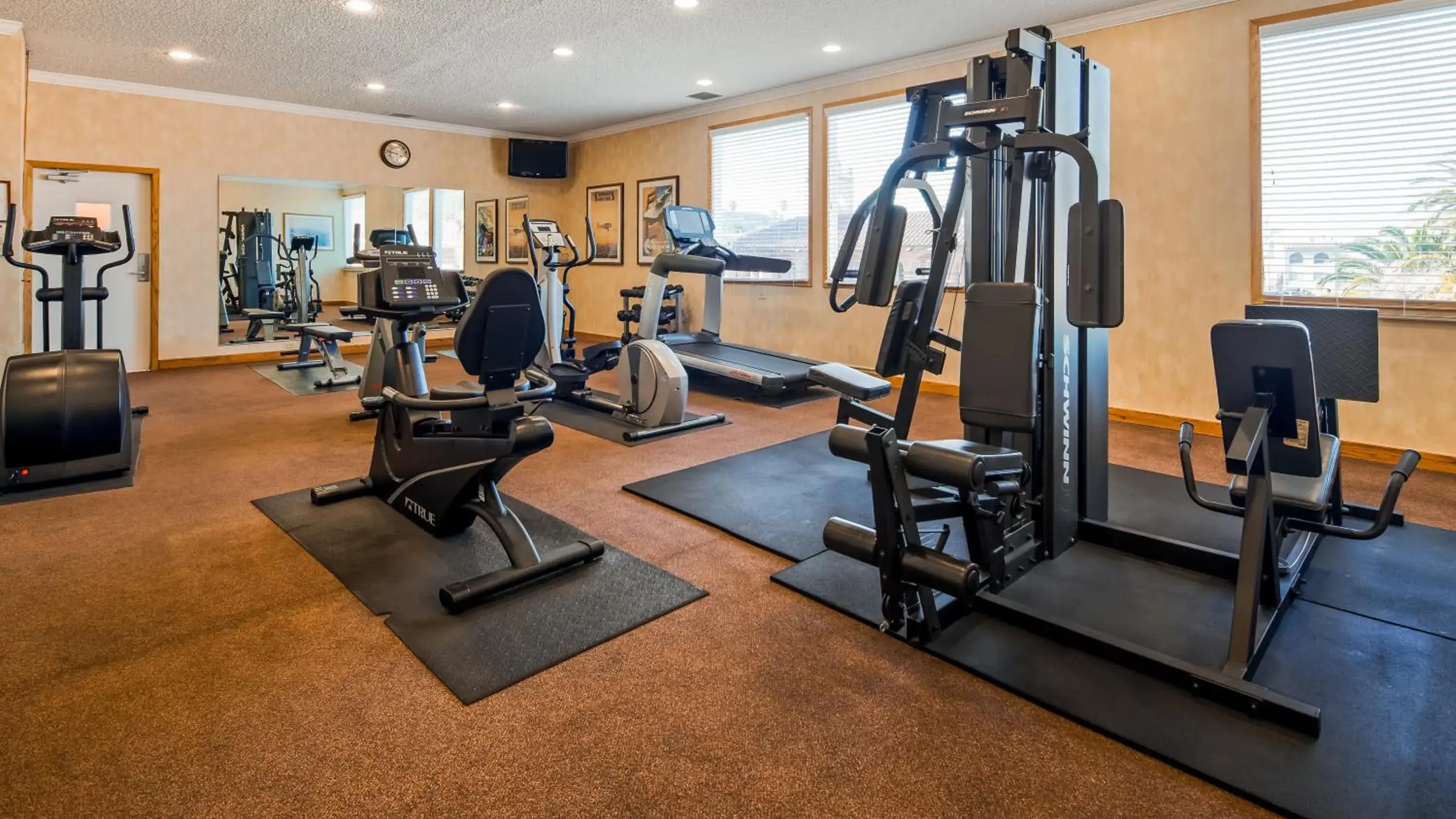 Fitness centre/facilities, Fitness Center/Facilities in SFO El Rancho Inn, SureStay Collection by Best Western