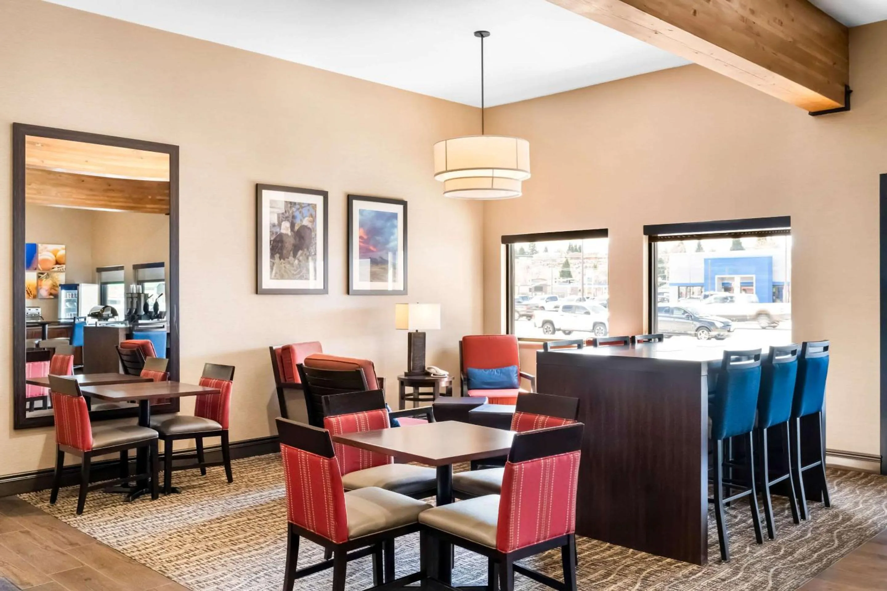 Breakfast in Comfort Inn at Buffalo Bill Village Resort