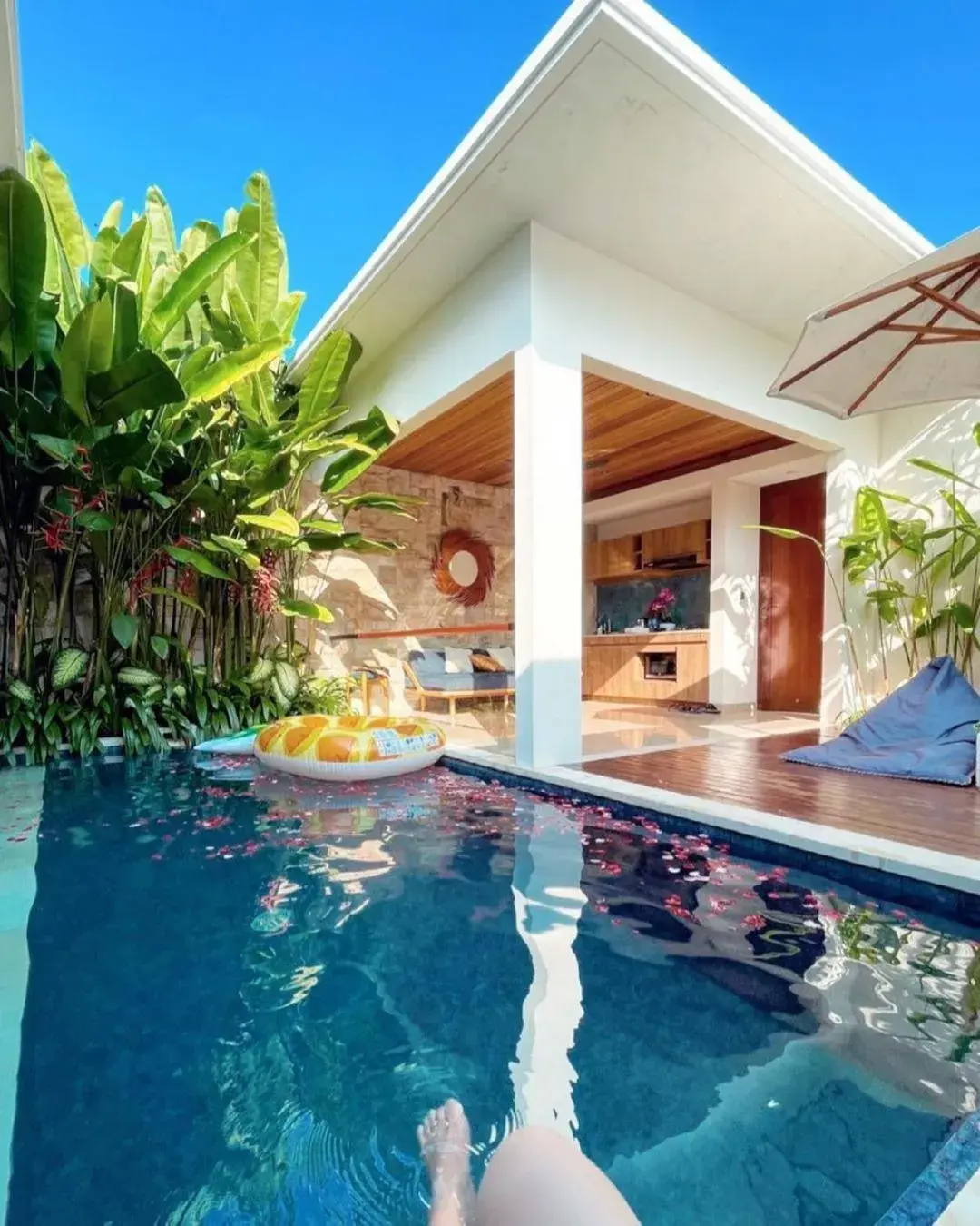 Swimming pool in The Mavila Sanur Swimming pool in The Mavila Sanur