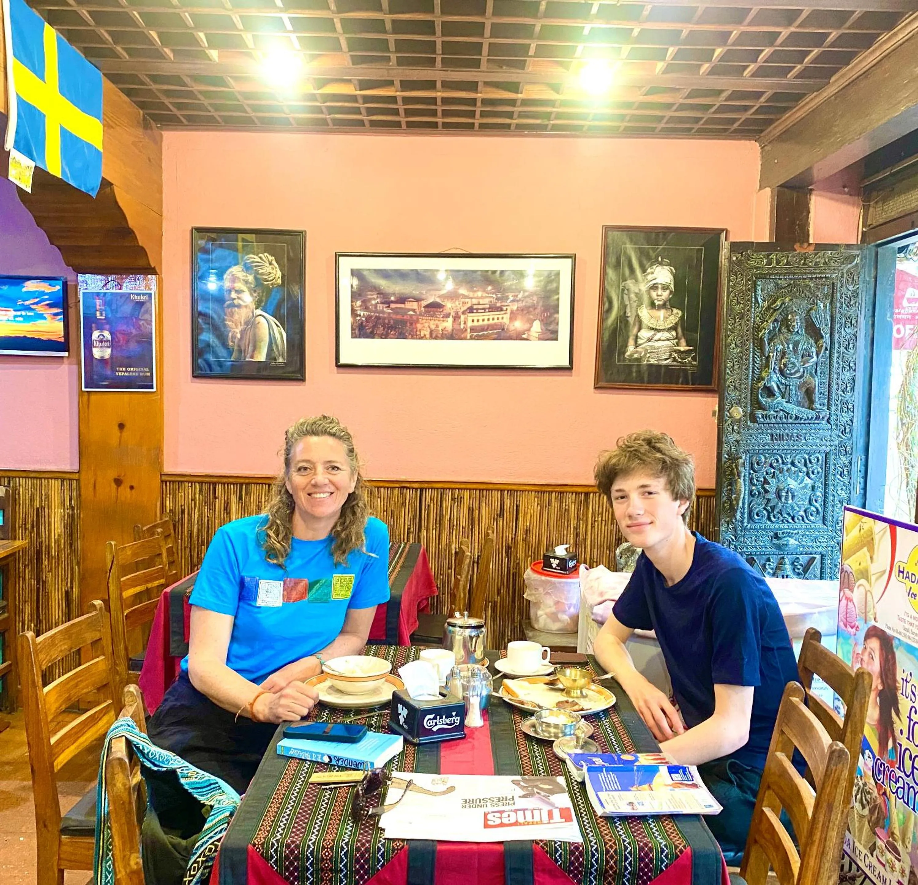 Guests in Shiva Guest House