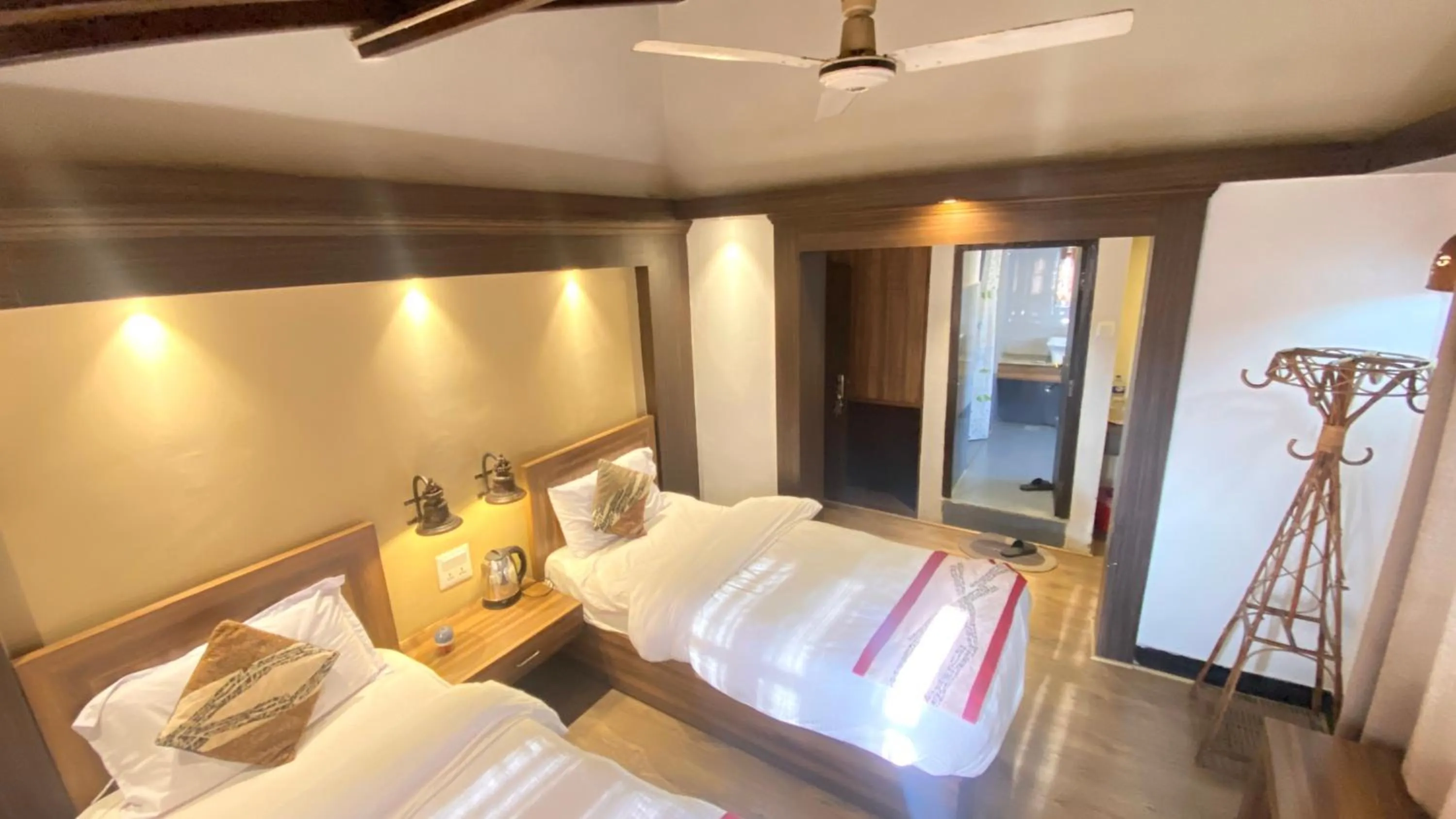 Photo of the whole room, Bed in Shiva Guest House