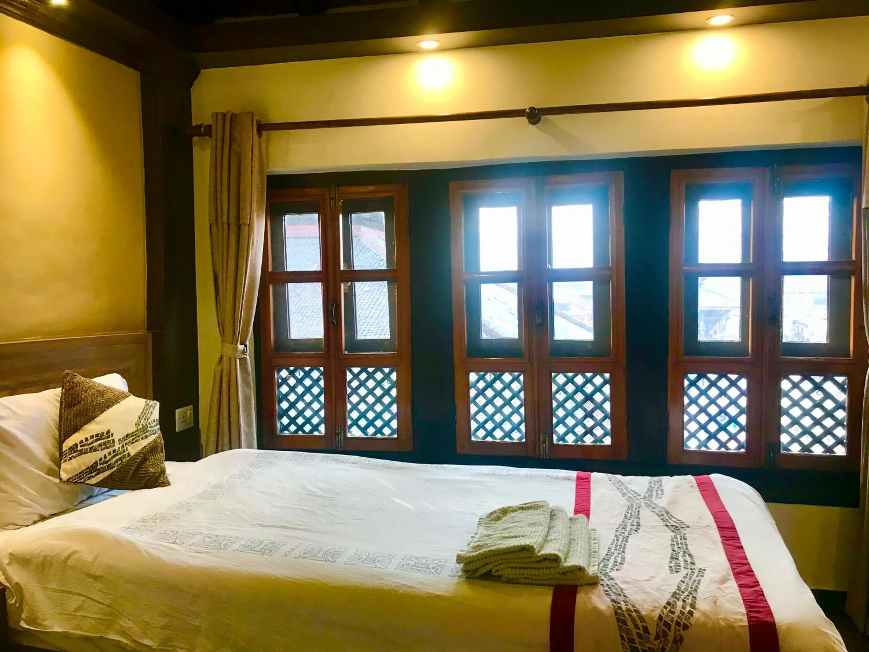 Photo of the whole room, Bed in Shiva Guest House