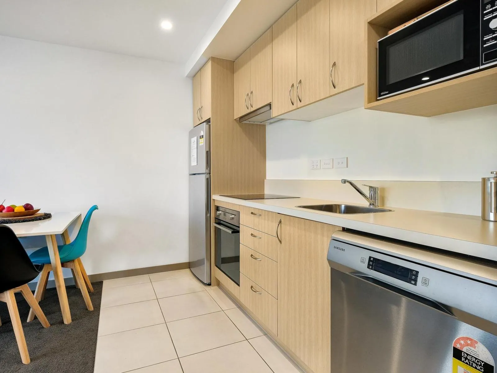 Kitchen or kitchenette in Residence du Lac by Staysouth