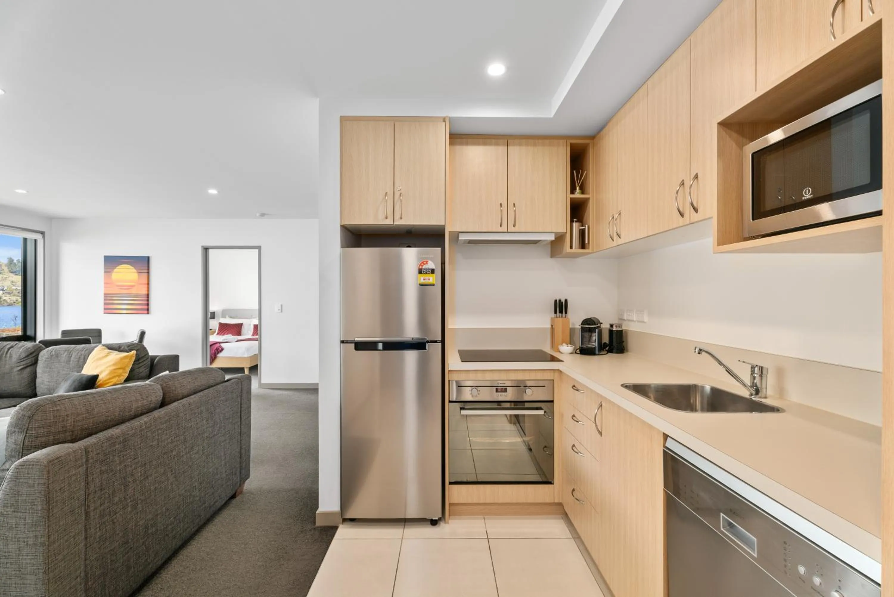 kitchen in Residence du Lac by Staysouth