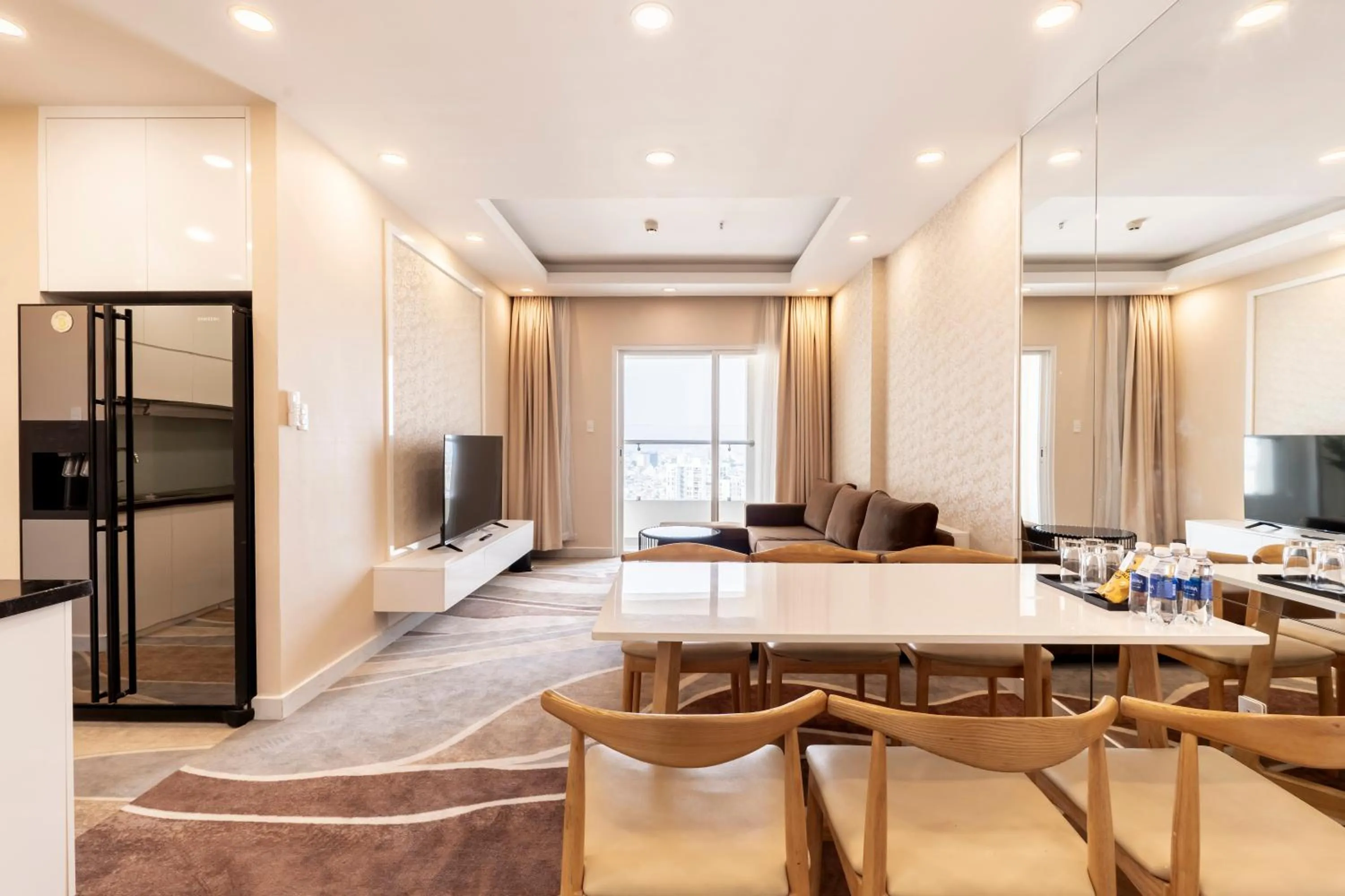 Living room in La Vela Saigon Hotel