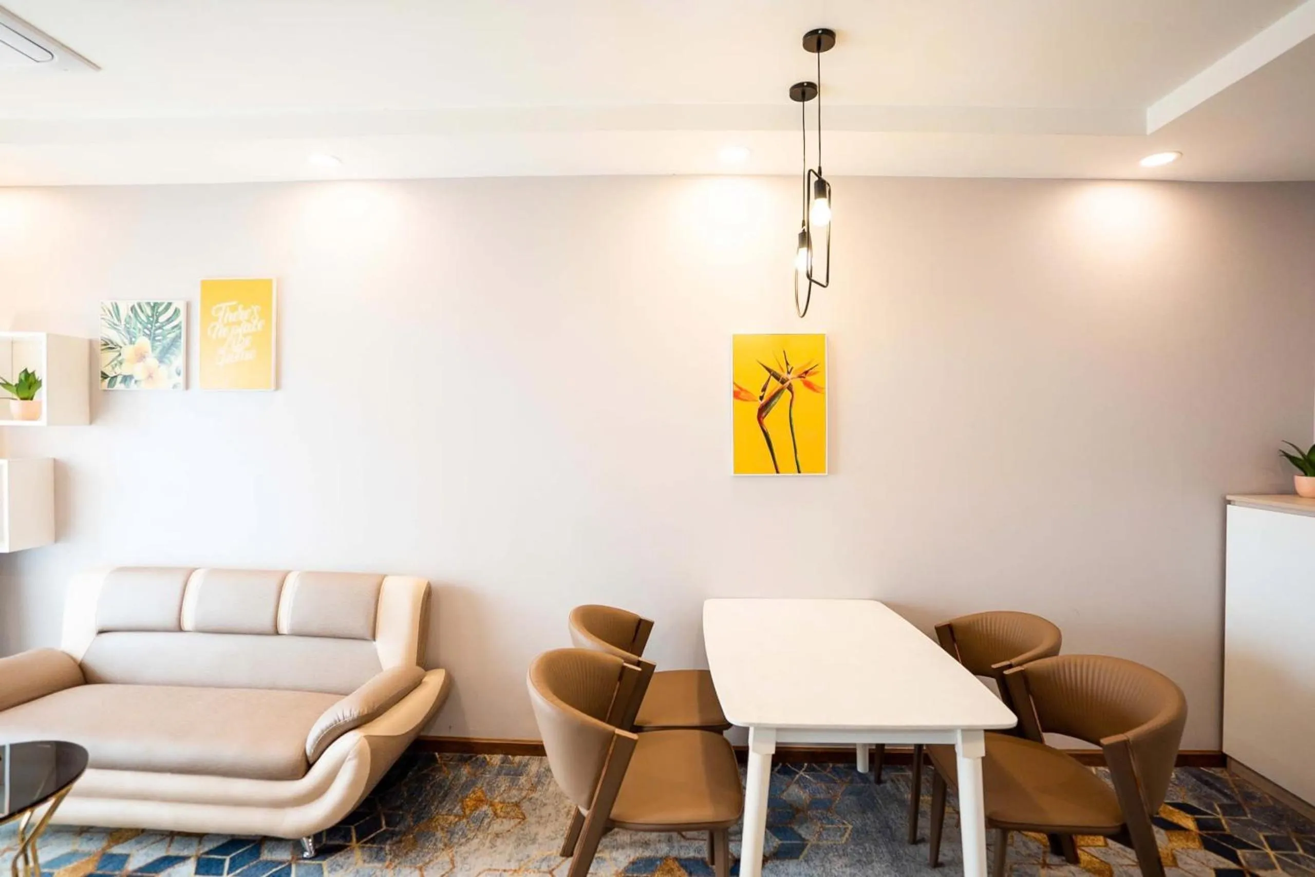 Dining area in La Vela Saigon Hotel