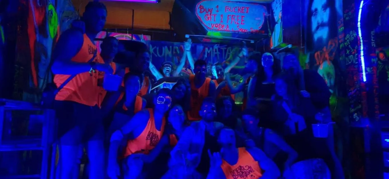 Communal lounge/ TV room in Bodega Pai