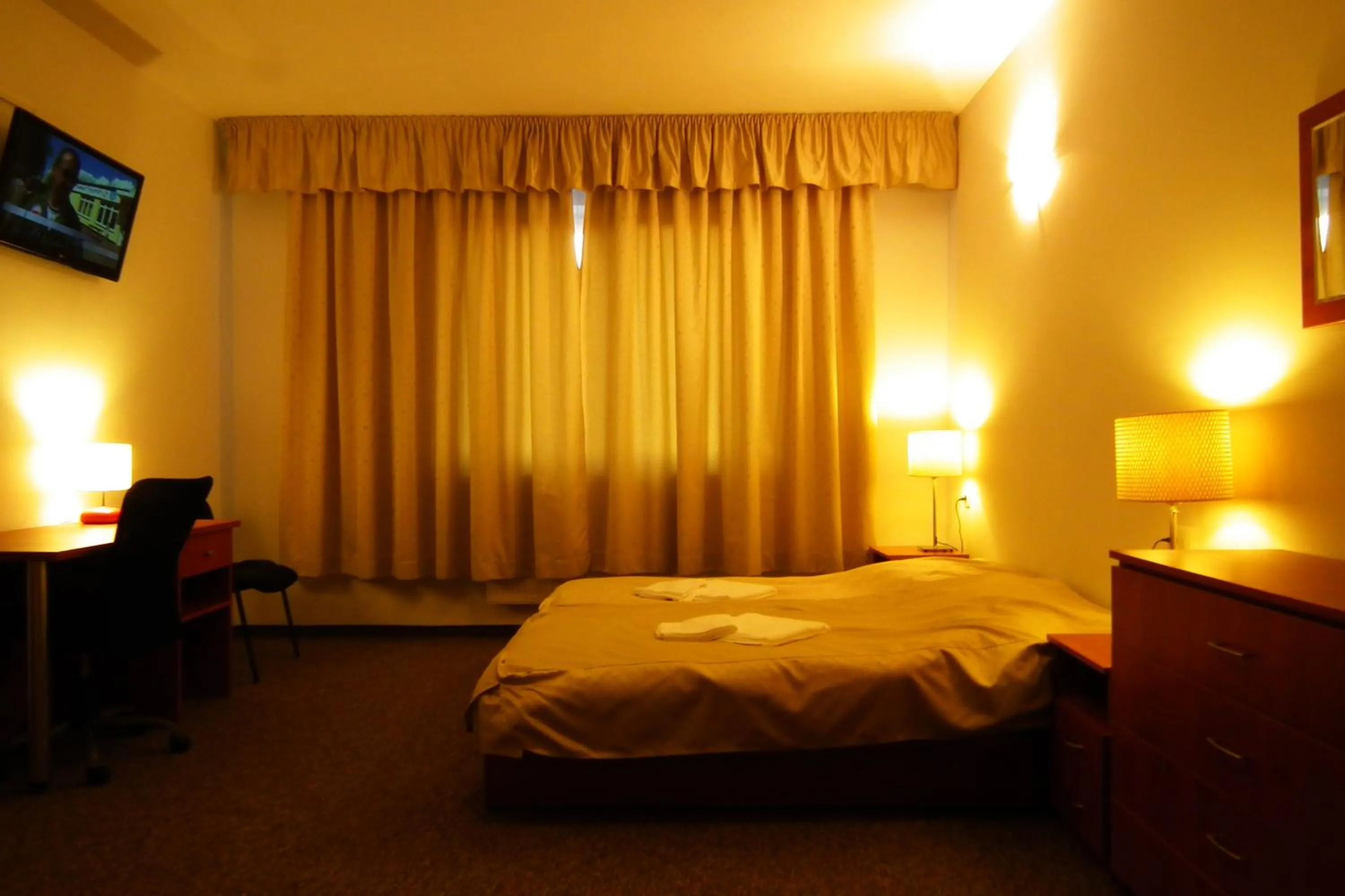 Bed in Hotelik Gold