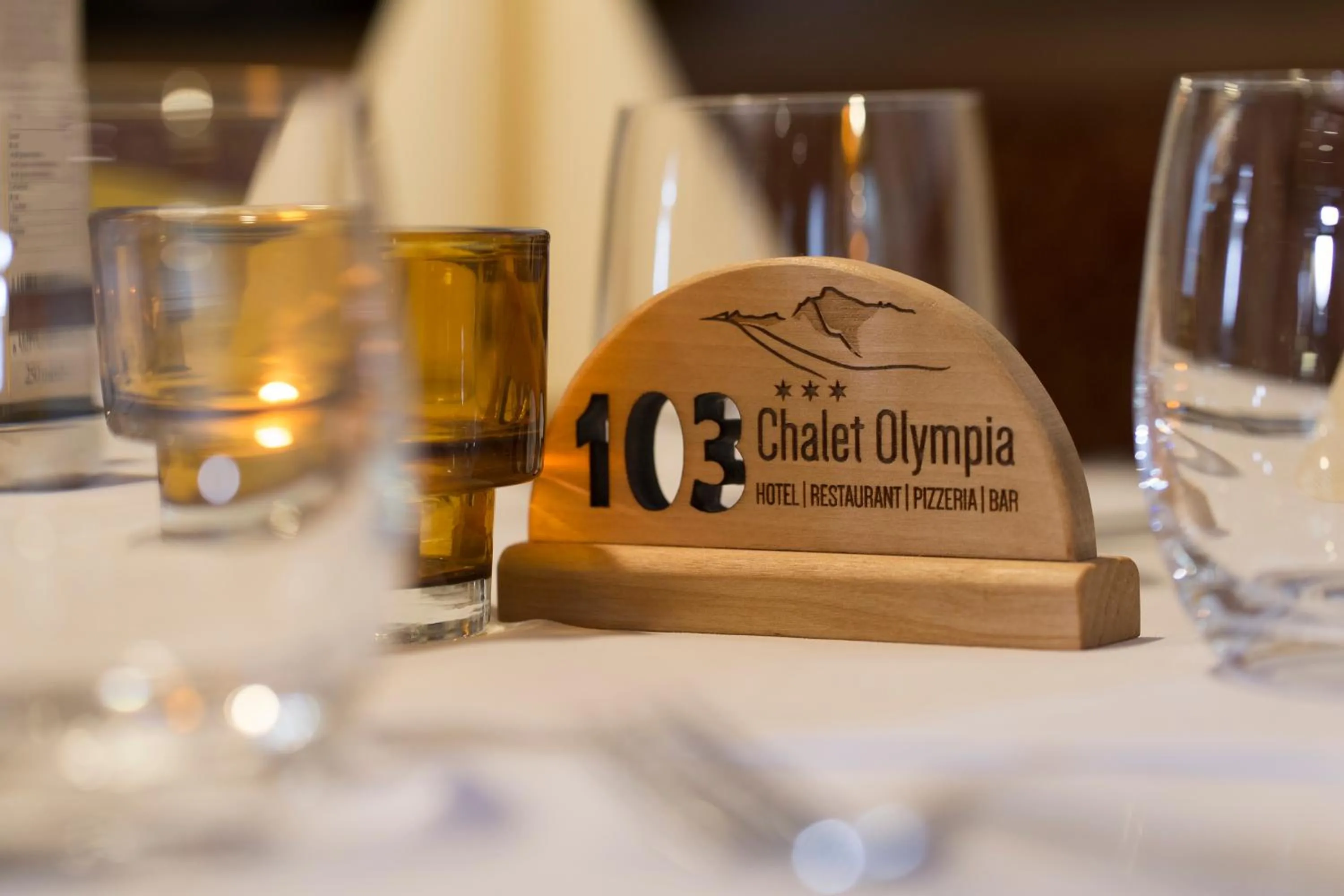 Decorative detail in Hotel Chalet Olympia