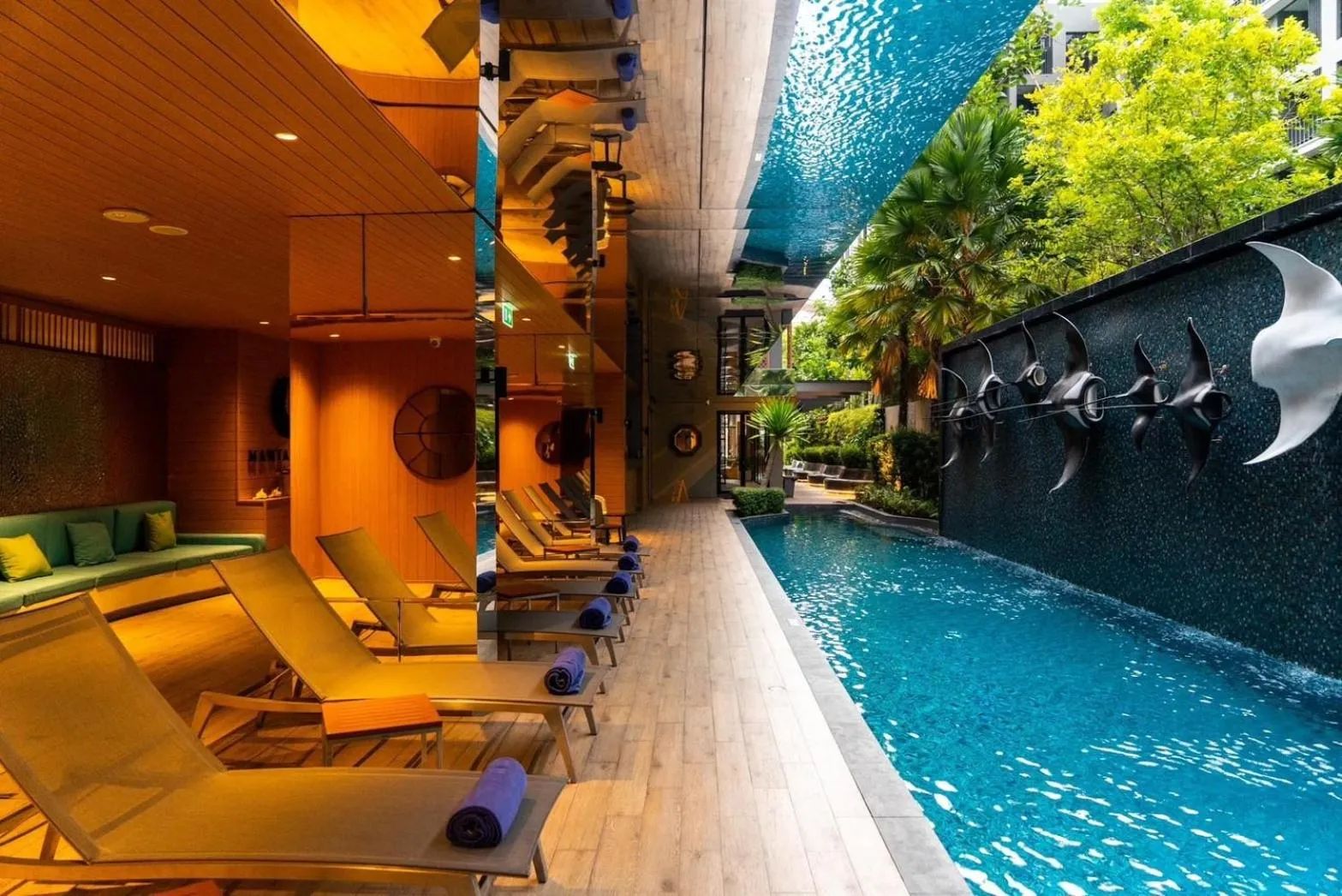 Swimming pool in Maven Stylish Hotel Hua Hin